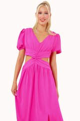 Olly Dress - Fuchsia