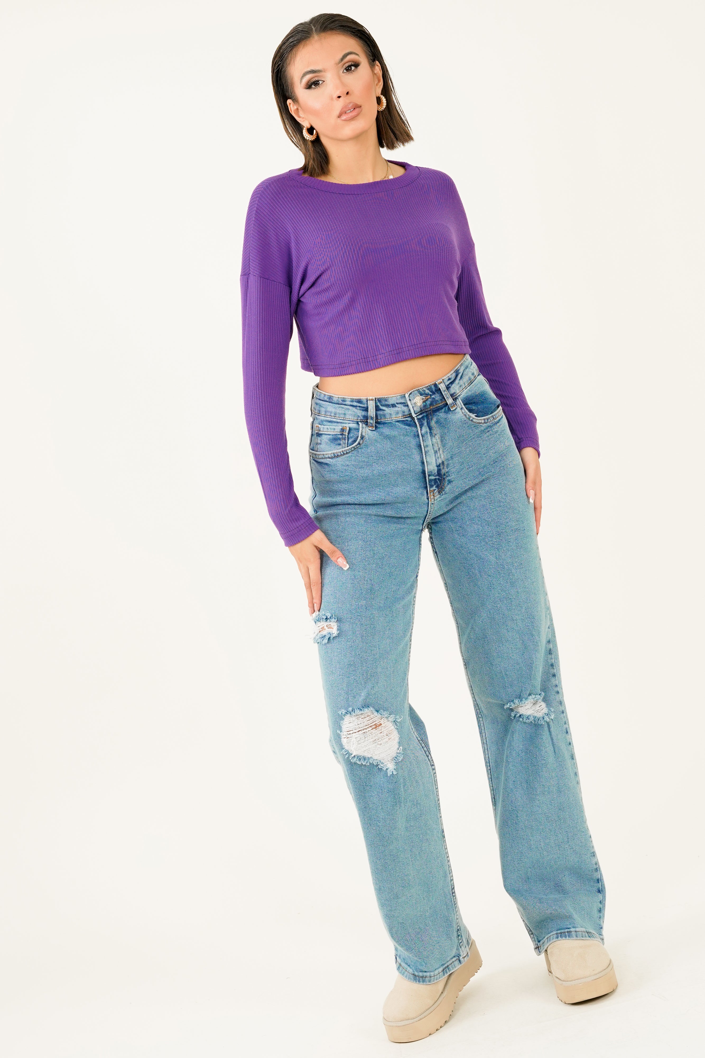 Roos Top - Purple