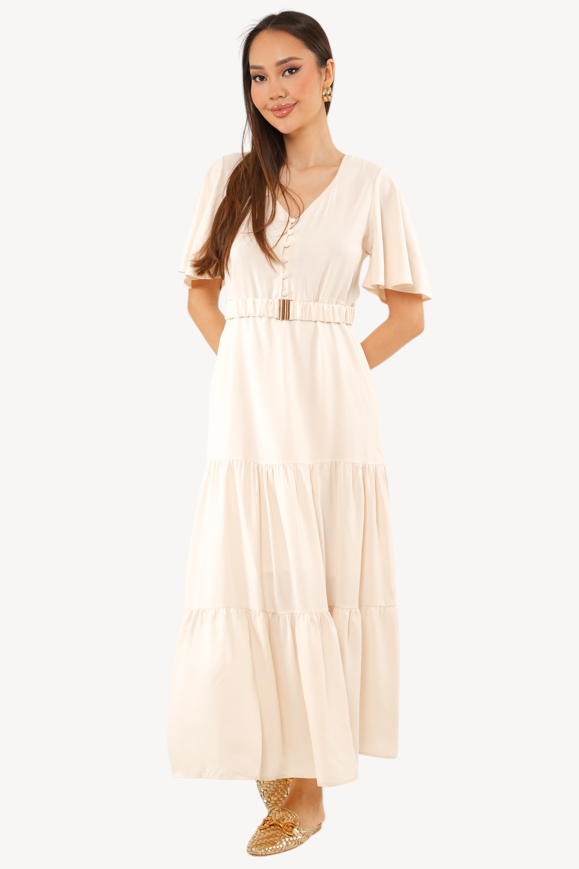 Eugenie Dress - Creme