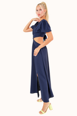 Olly Dress - Navy Blue