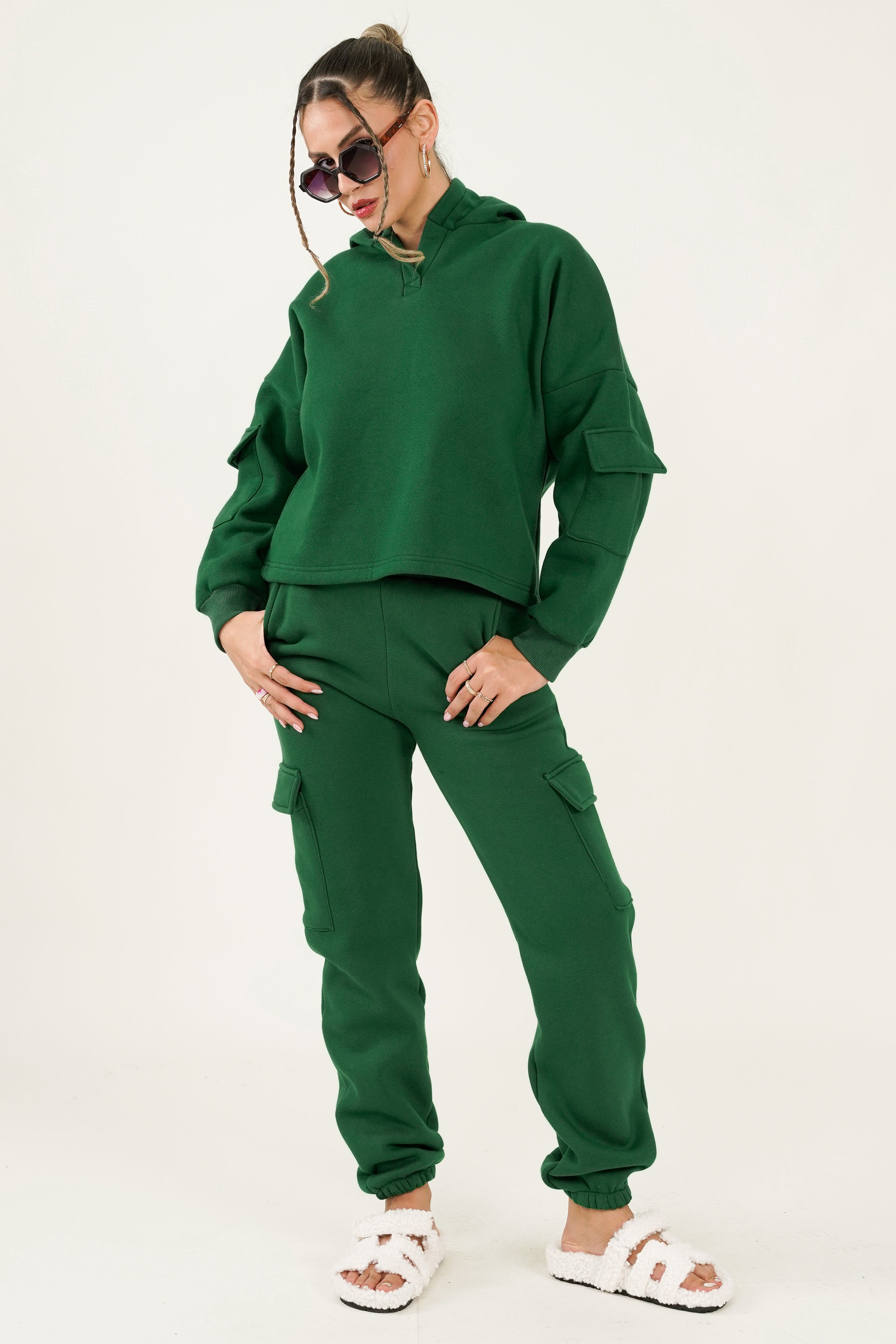 Gracia Trouser - Dark Green