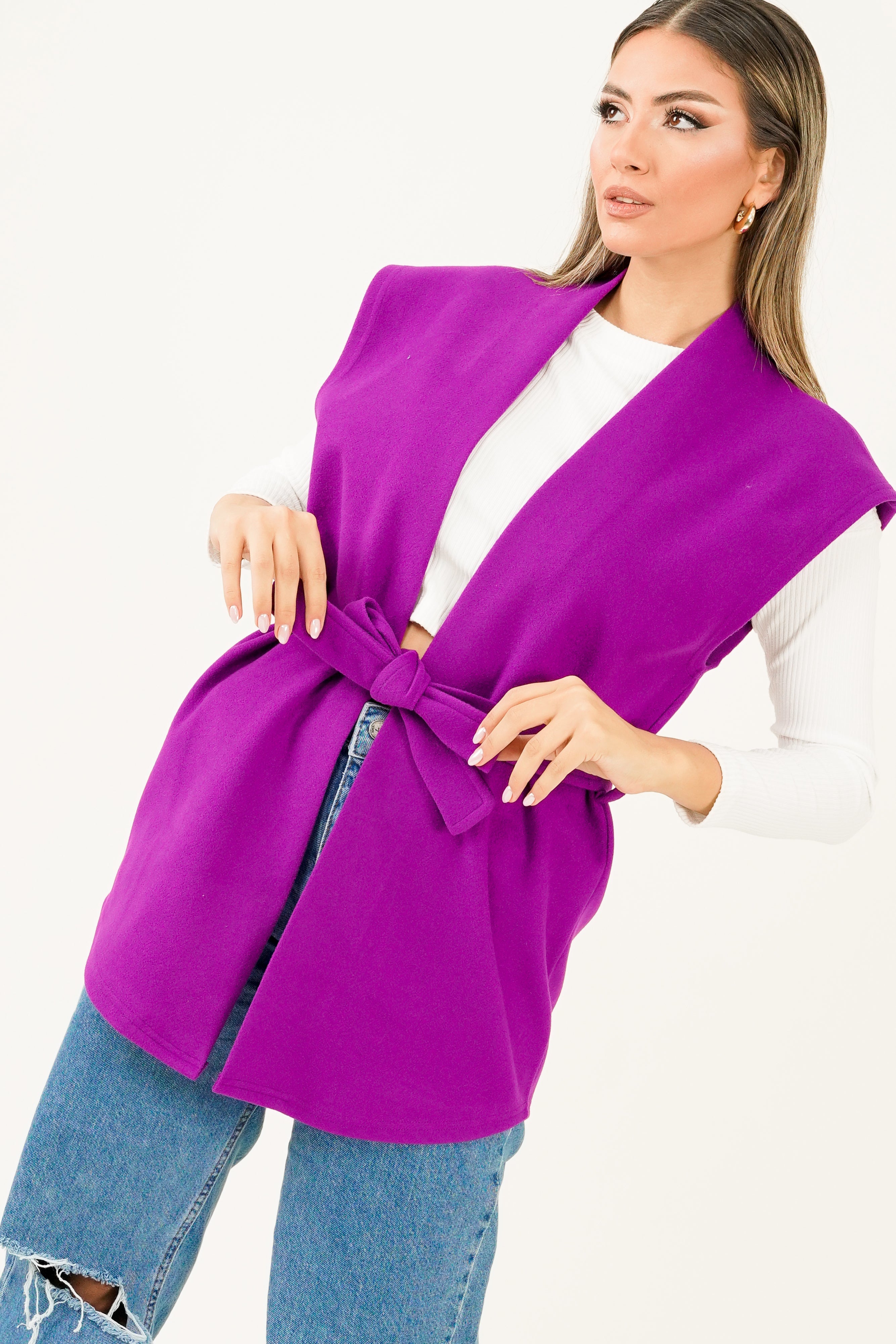 Nyra Gilet - Purple