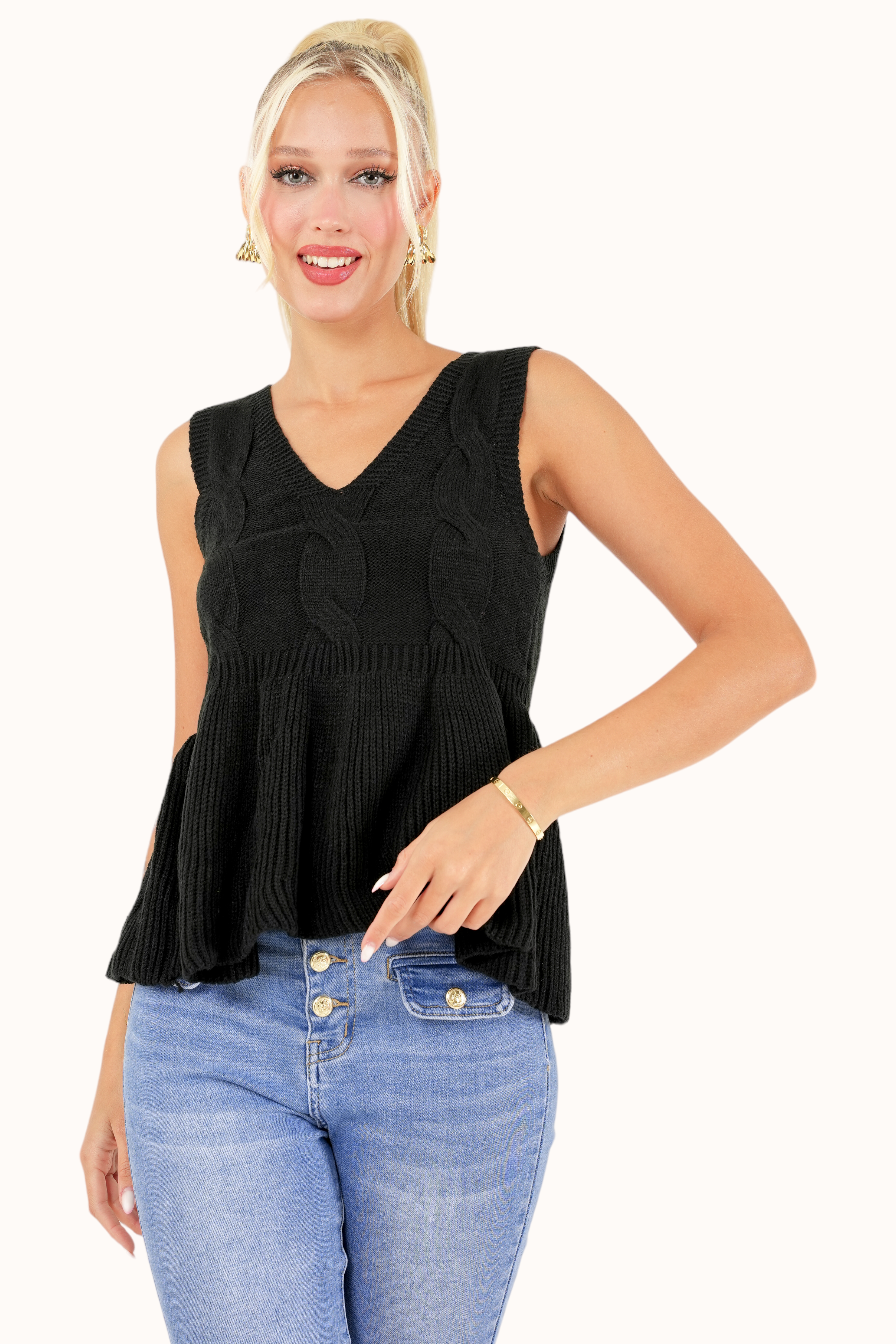 Nancy Top - Black