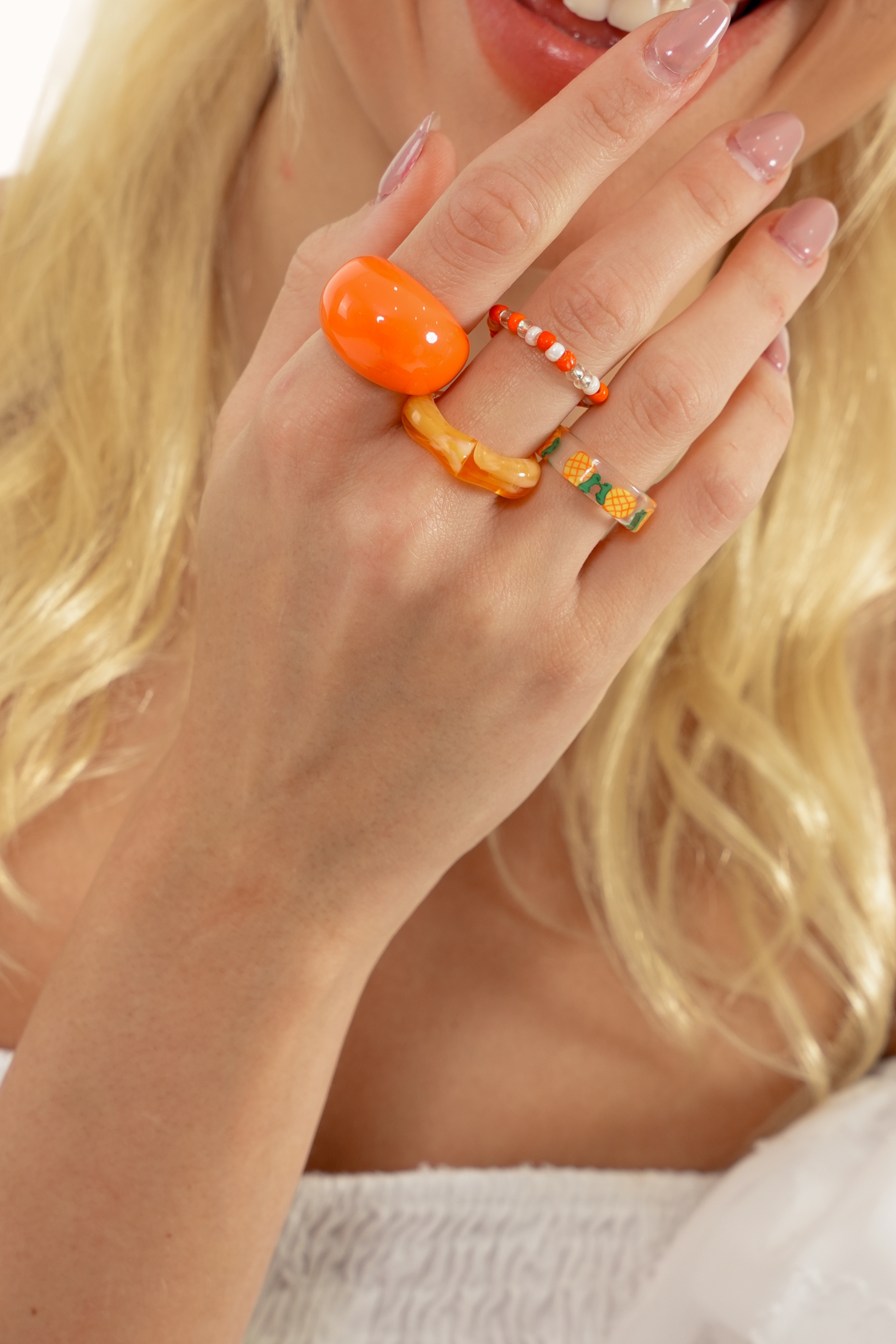 Lena Rings - Orange