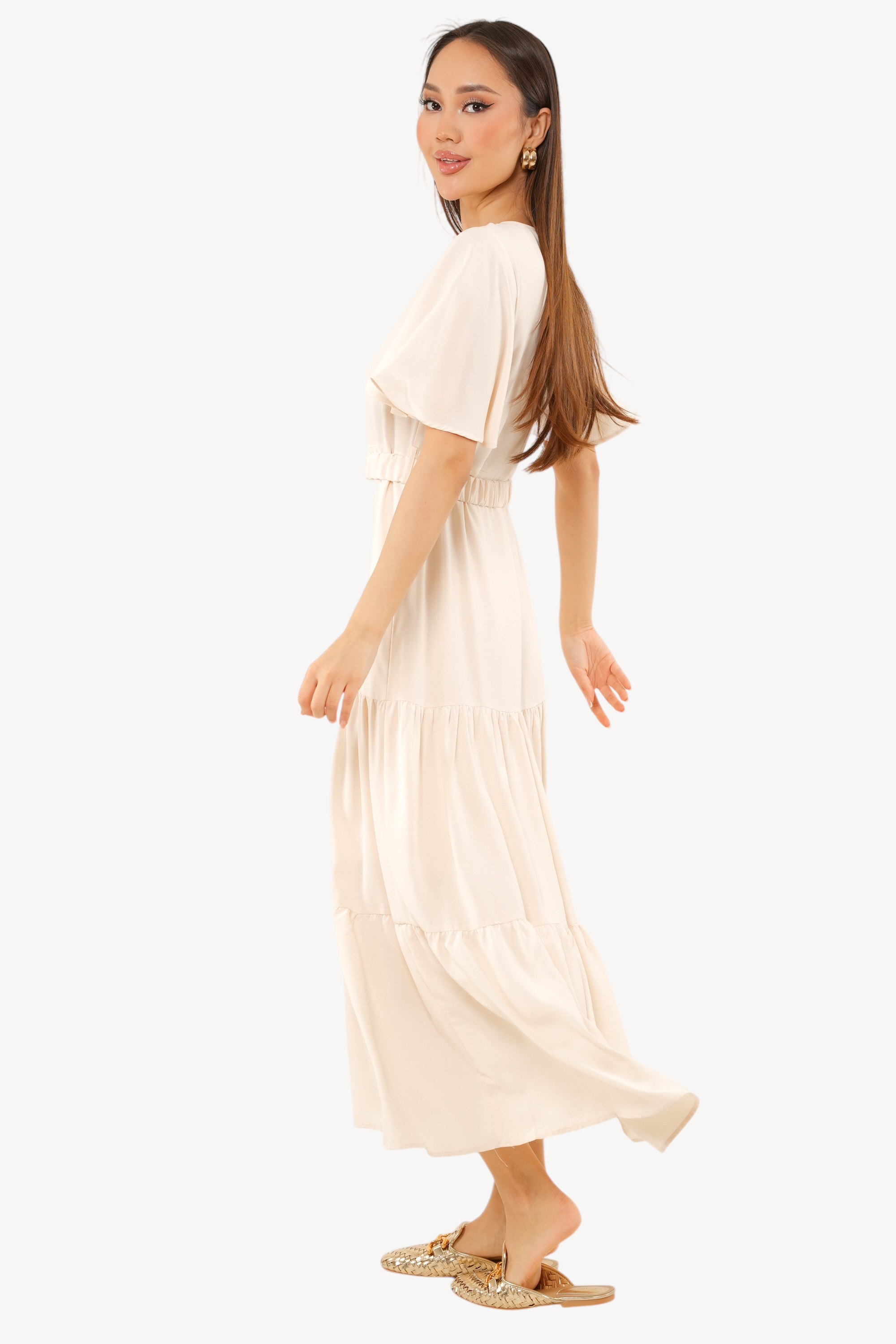 Eugenie Dress - Creme