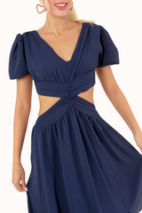 Olly Dress - Navy Blue