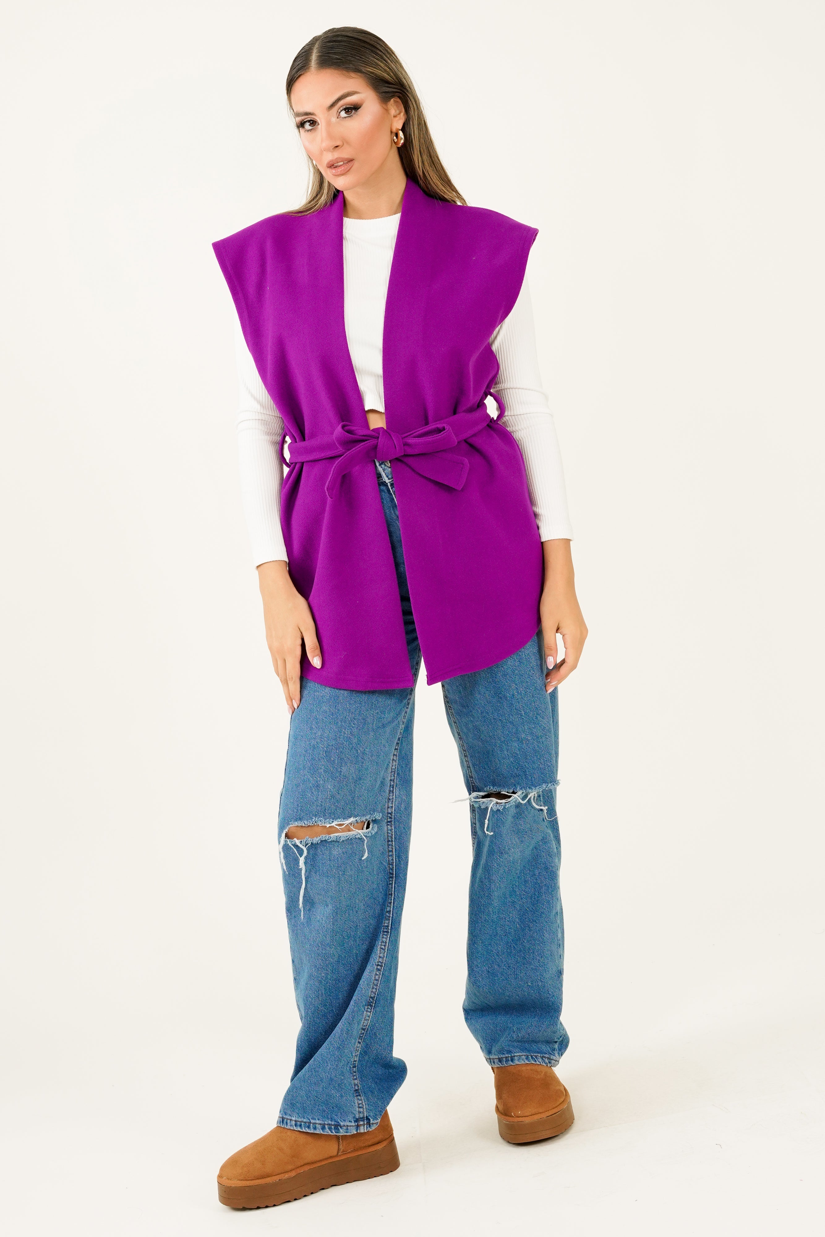 Nyra Gilet - Purple