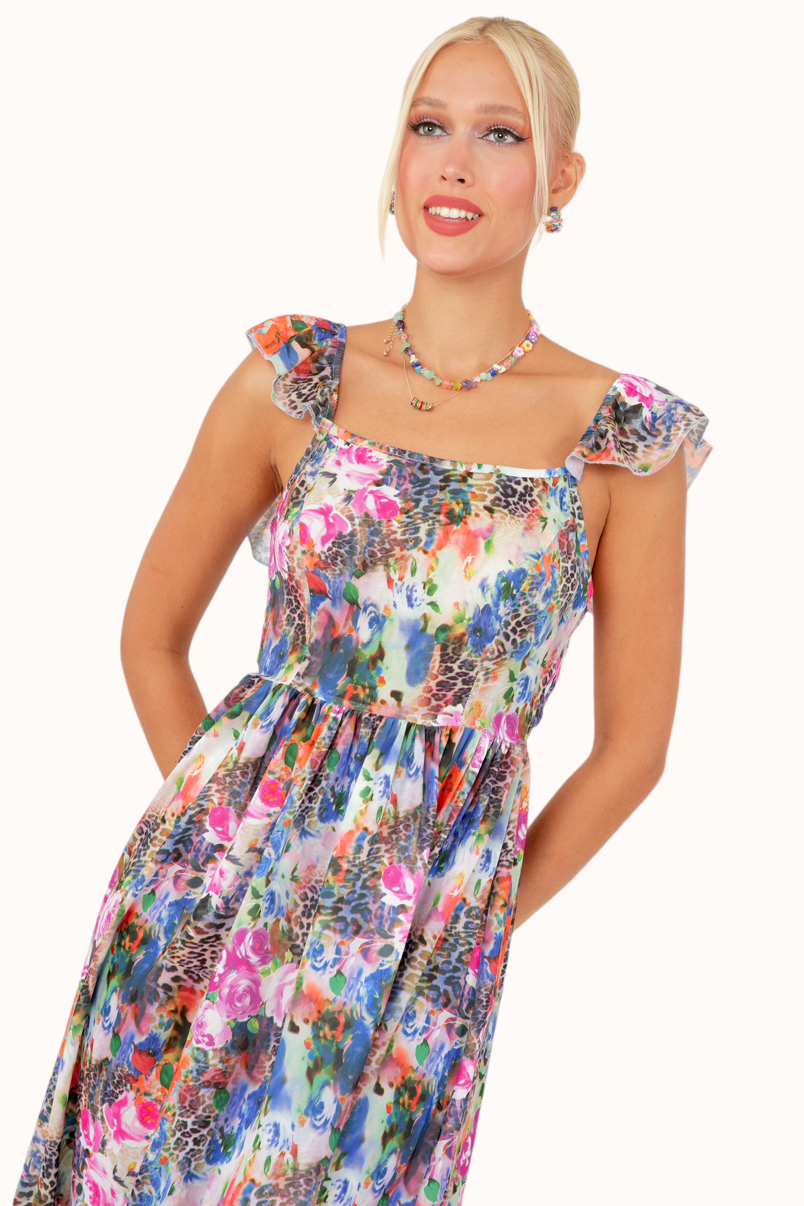 Berta flower Dress