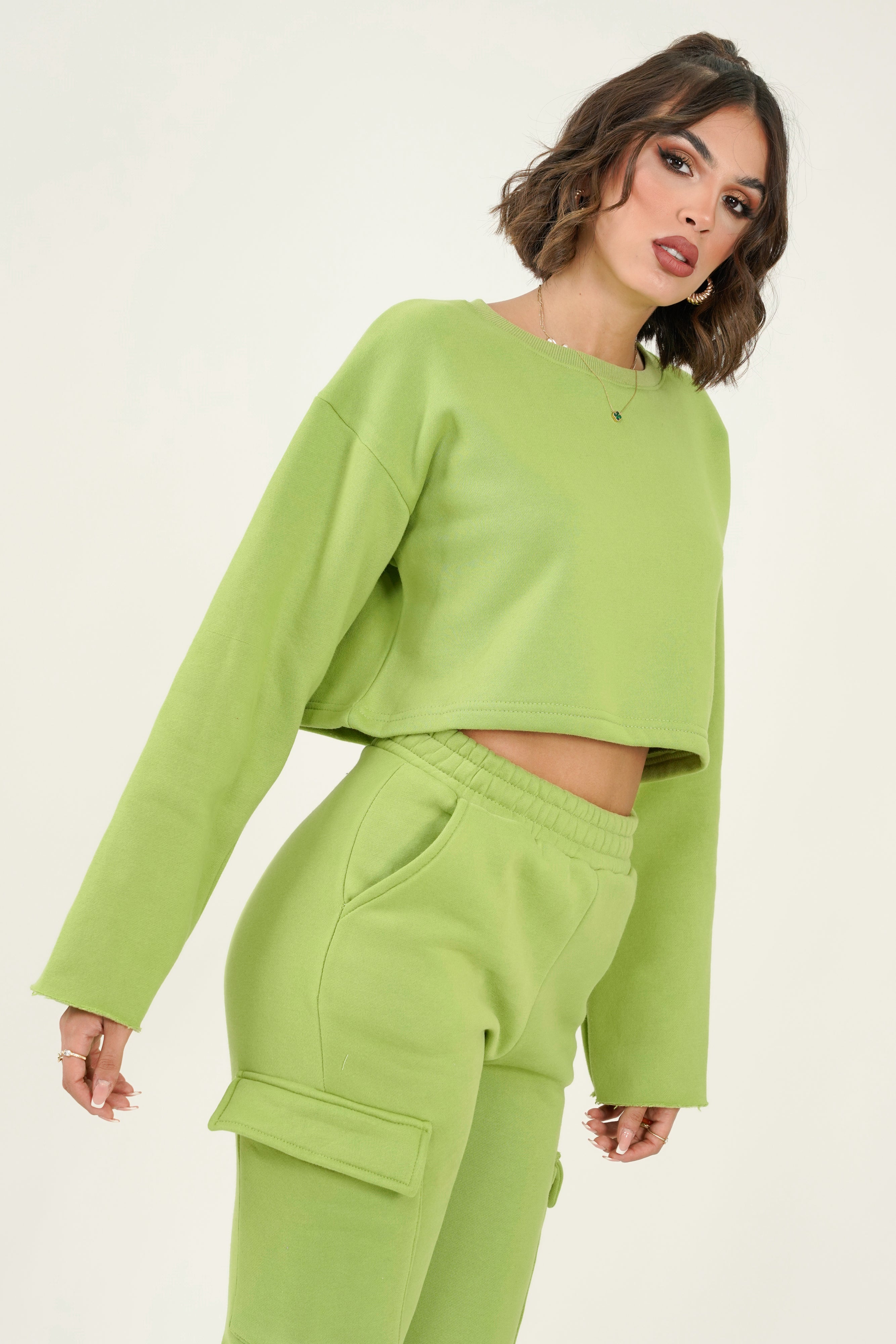 Gracia Trouser - Lime