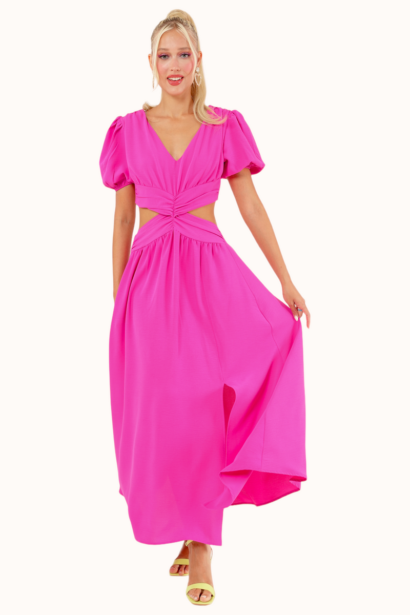 Olly Dress - Fuchsia