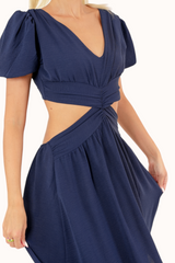 Olly Dress - Navy Blue