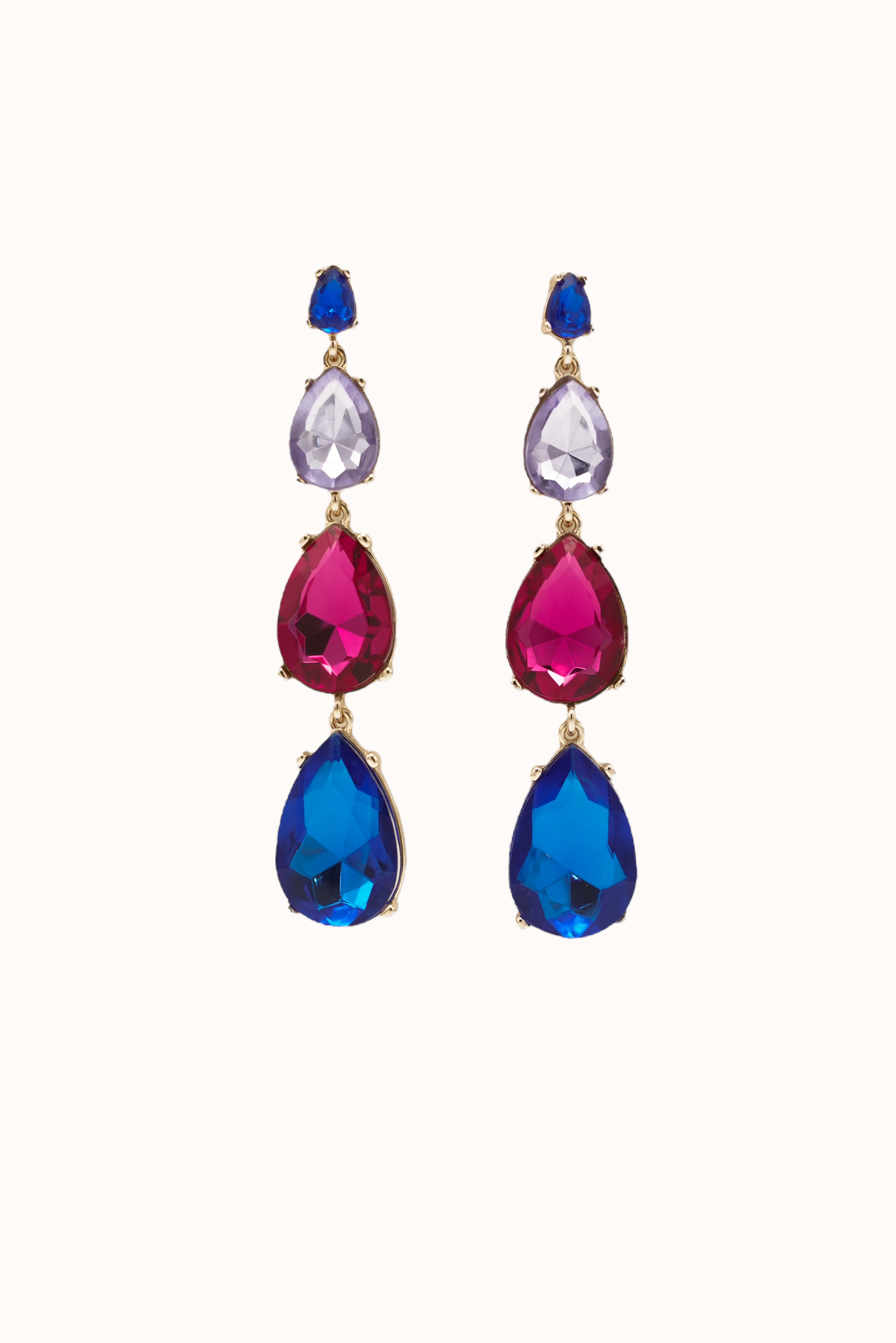 Yanis Earrings - Dark Blue