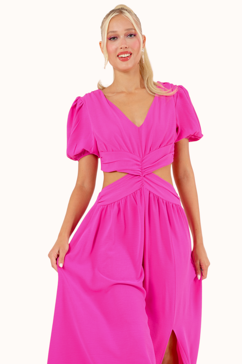 Olly Dress - Fuchsia