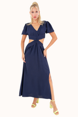 Olly Dress - Navy Blue