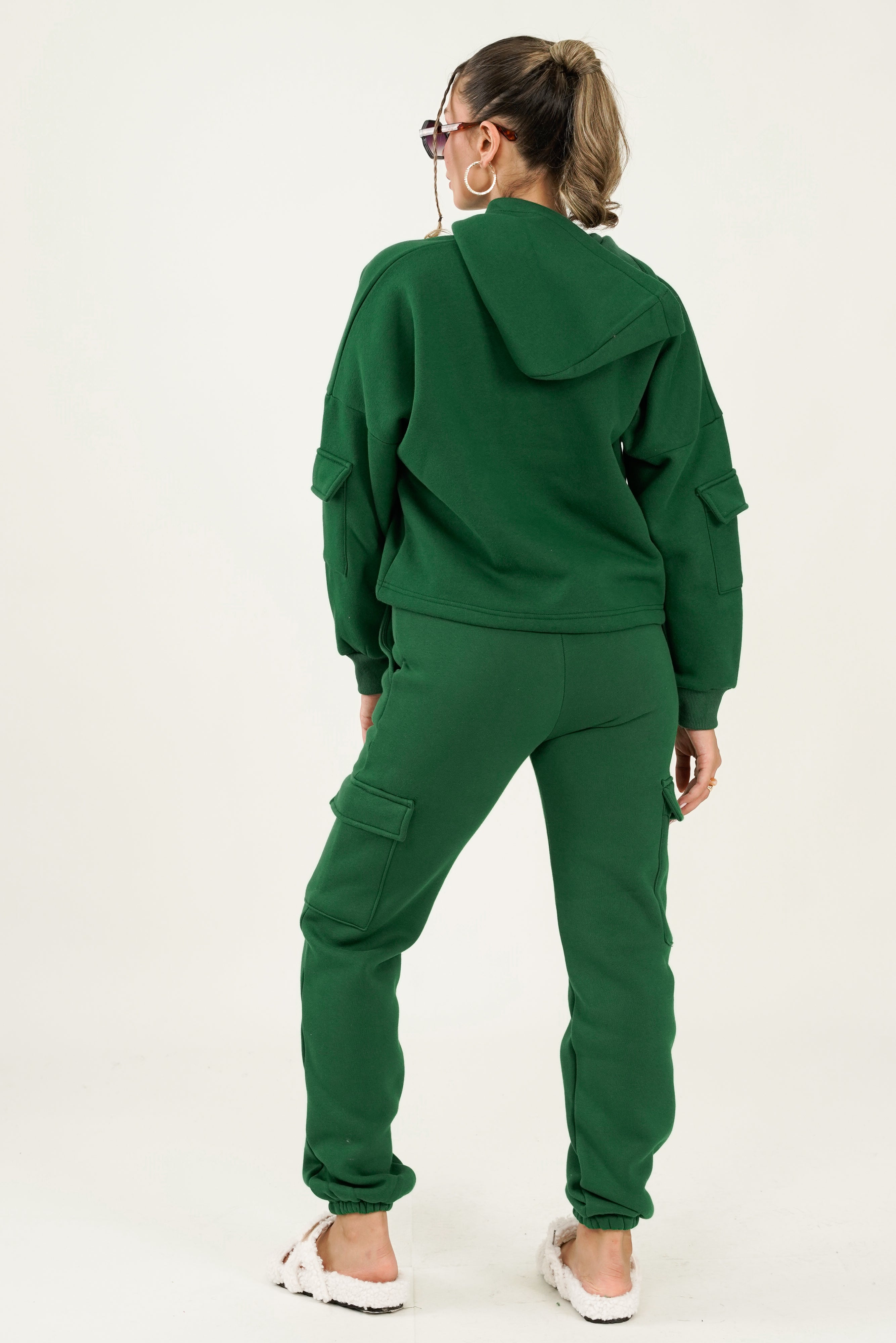 Gracia Hoodie - Dark Green