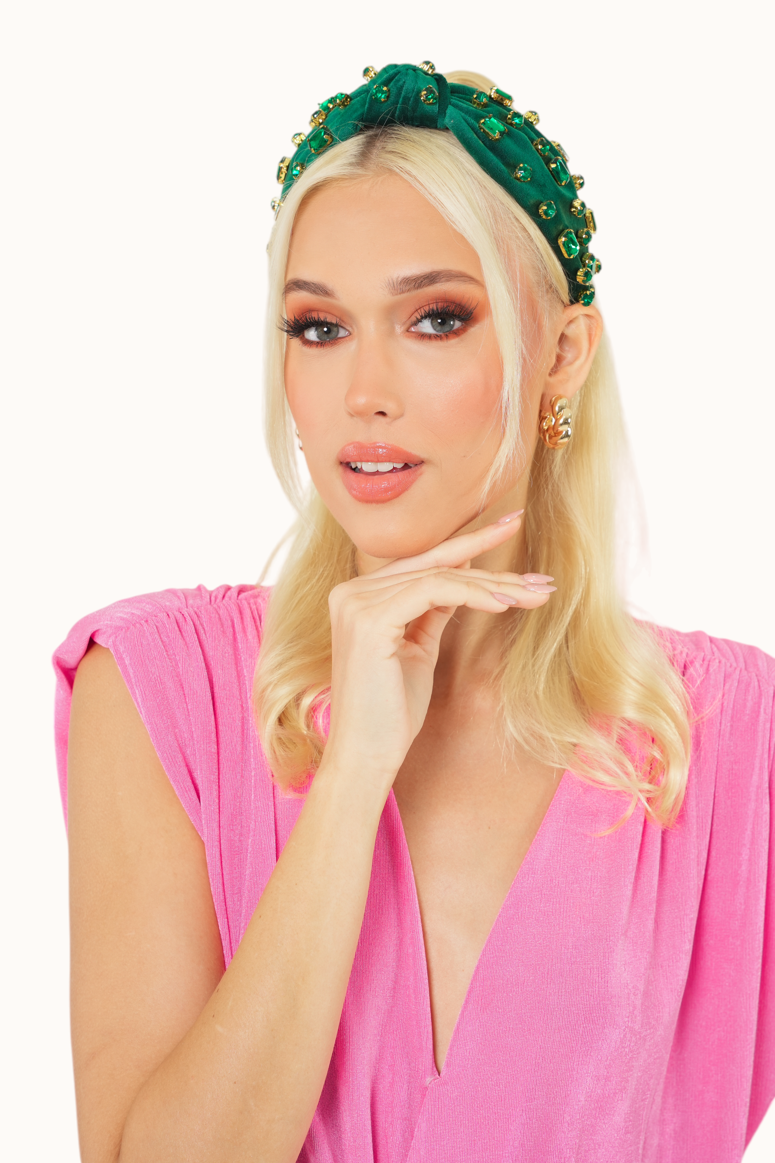 Carole Headband - Dark Green