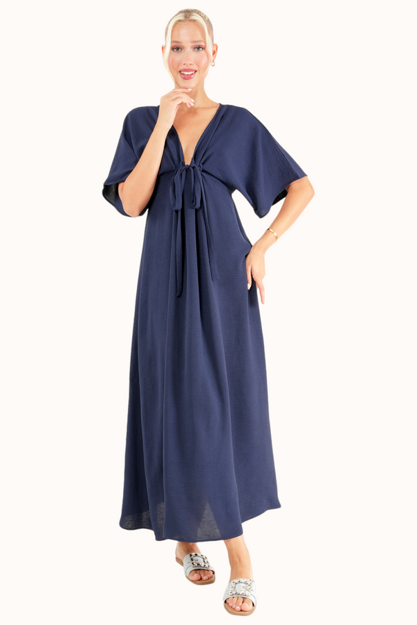 Victoria Dress - Navy Blue