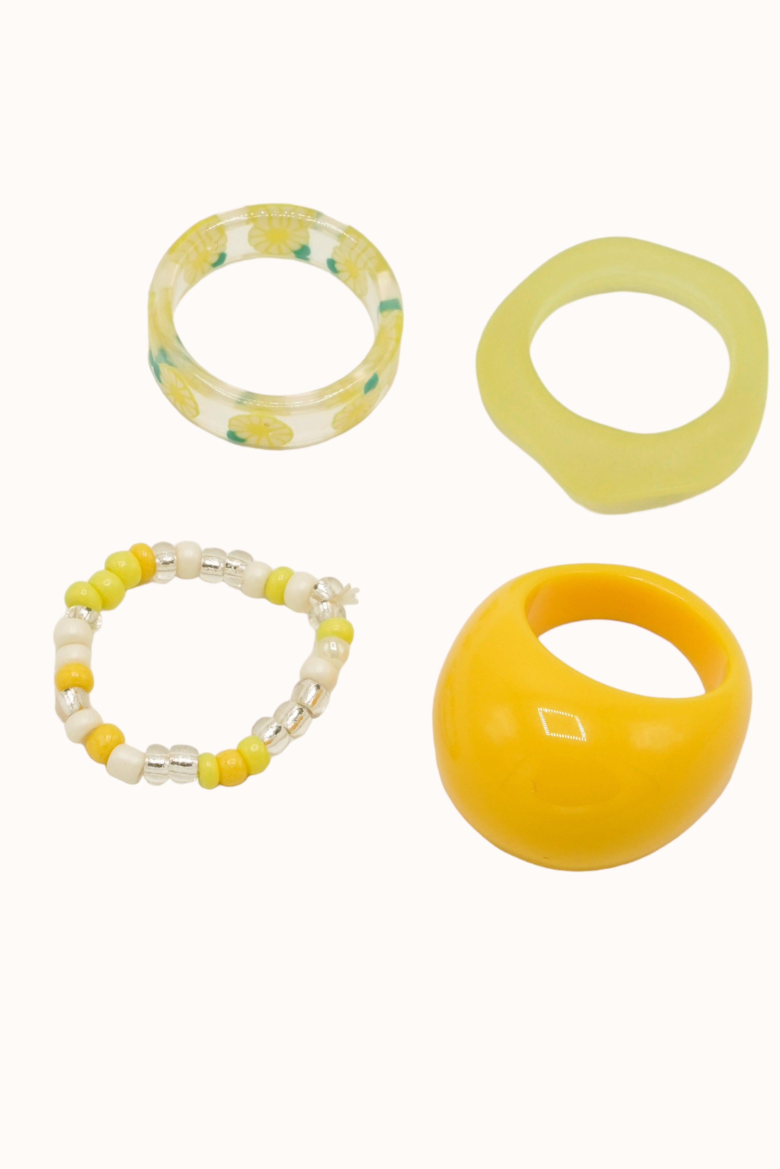 Lena Rings - Yellow