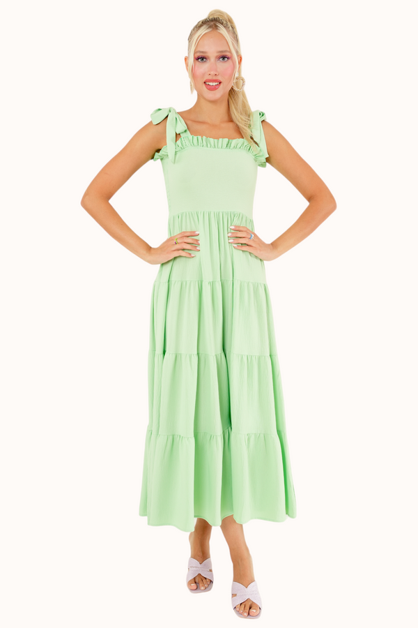 Lora Dress - Mint Green
