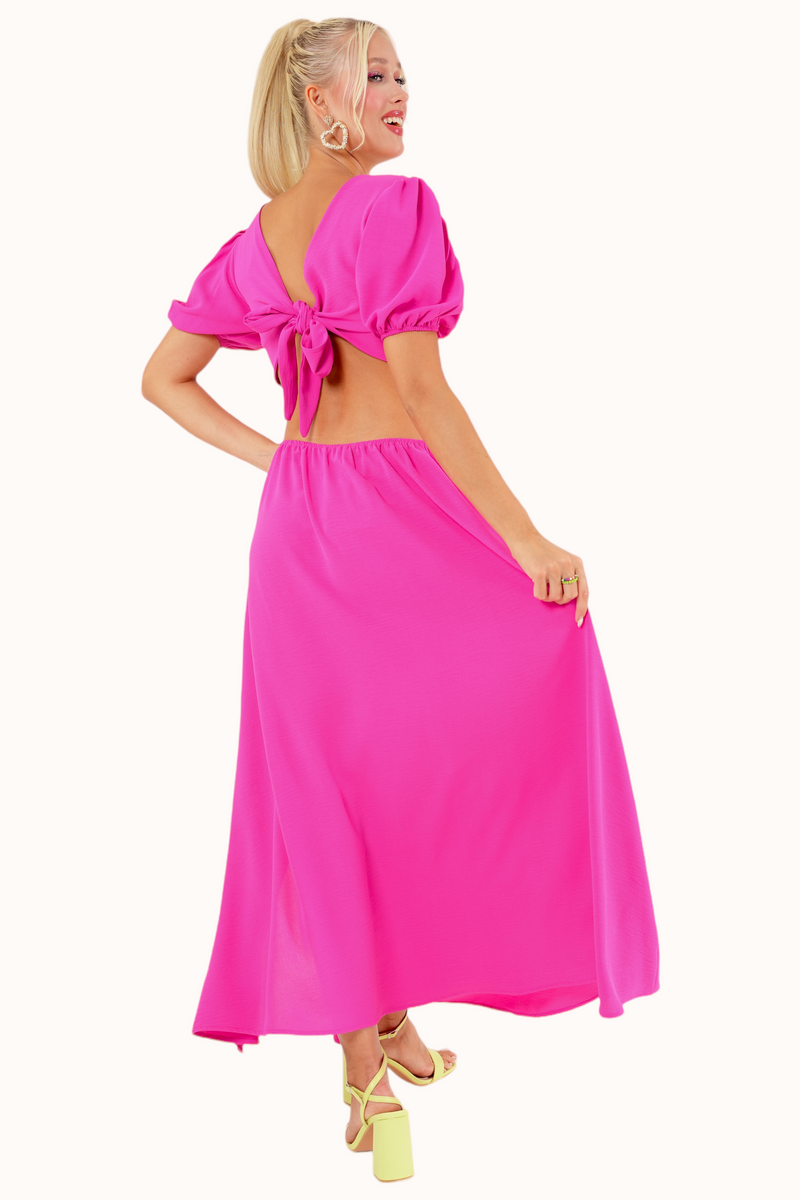 Olly Dress - Fuchsia