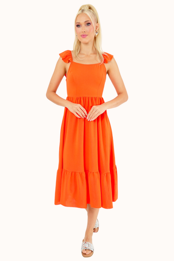 Berta Dress - Orange