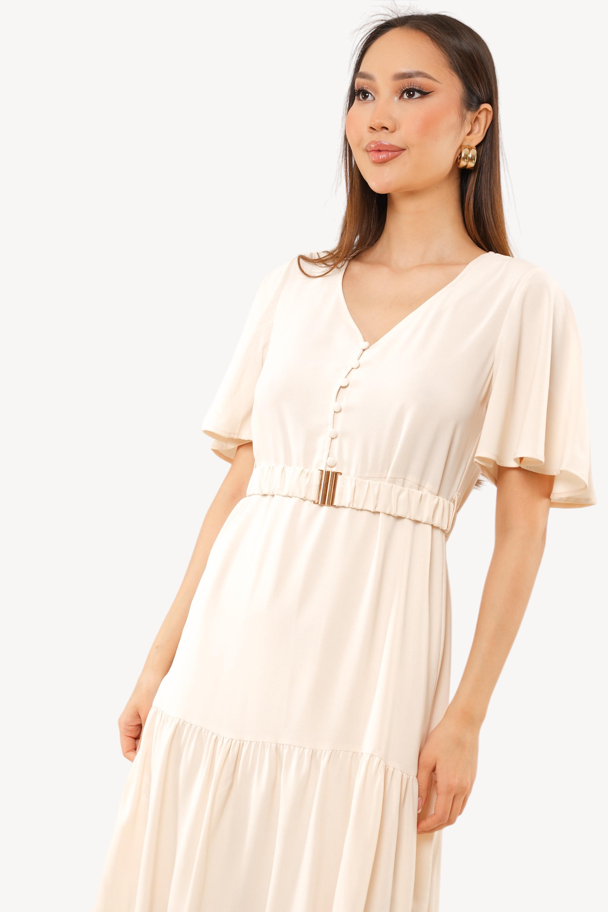 Eugenie Dress - Creme