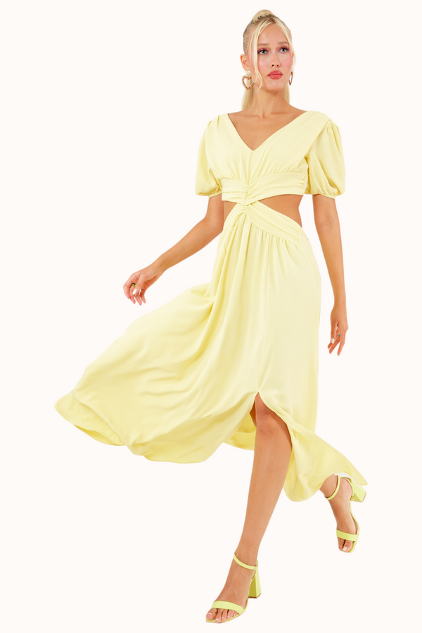 Olly Dress - Yellow