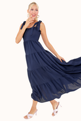 Lora Dress - Navy Blue