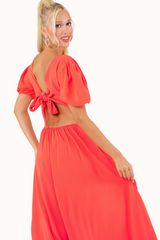 Olly Dress - Coral