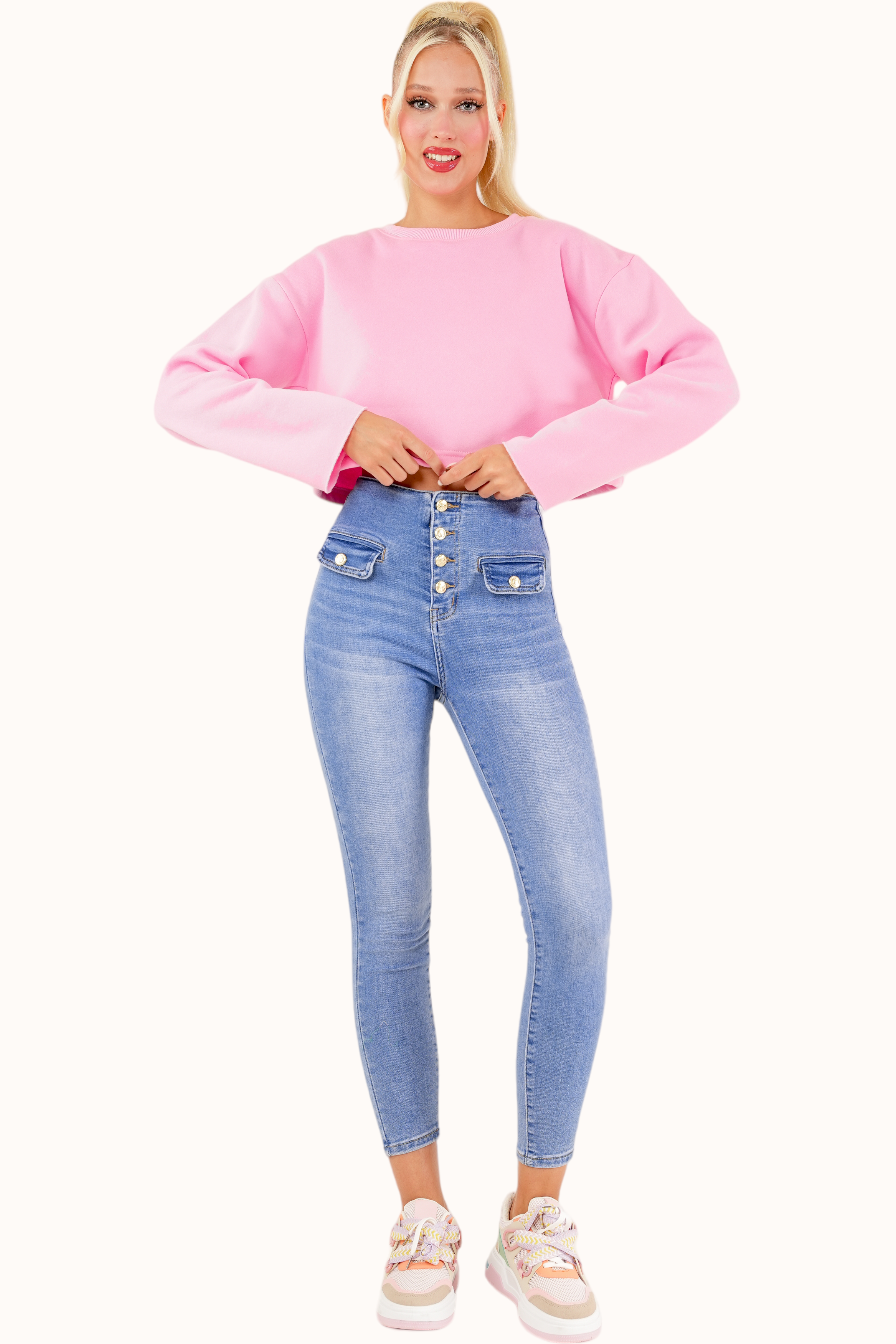 Diletta Sweater - Baby Pink