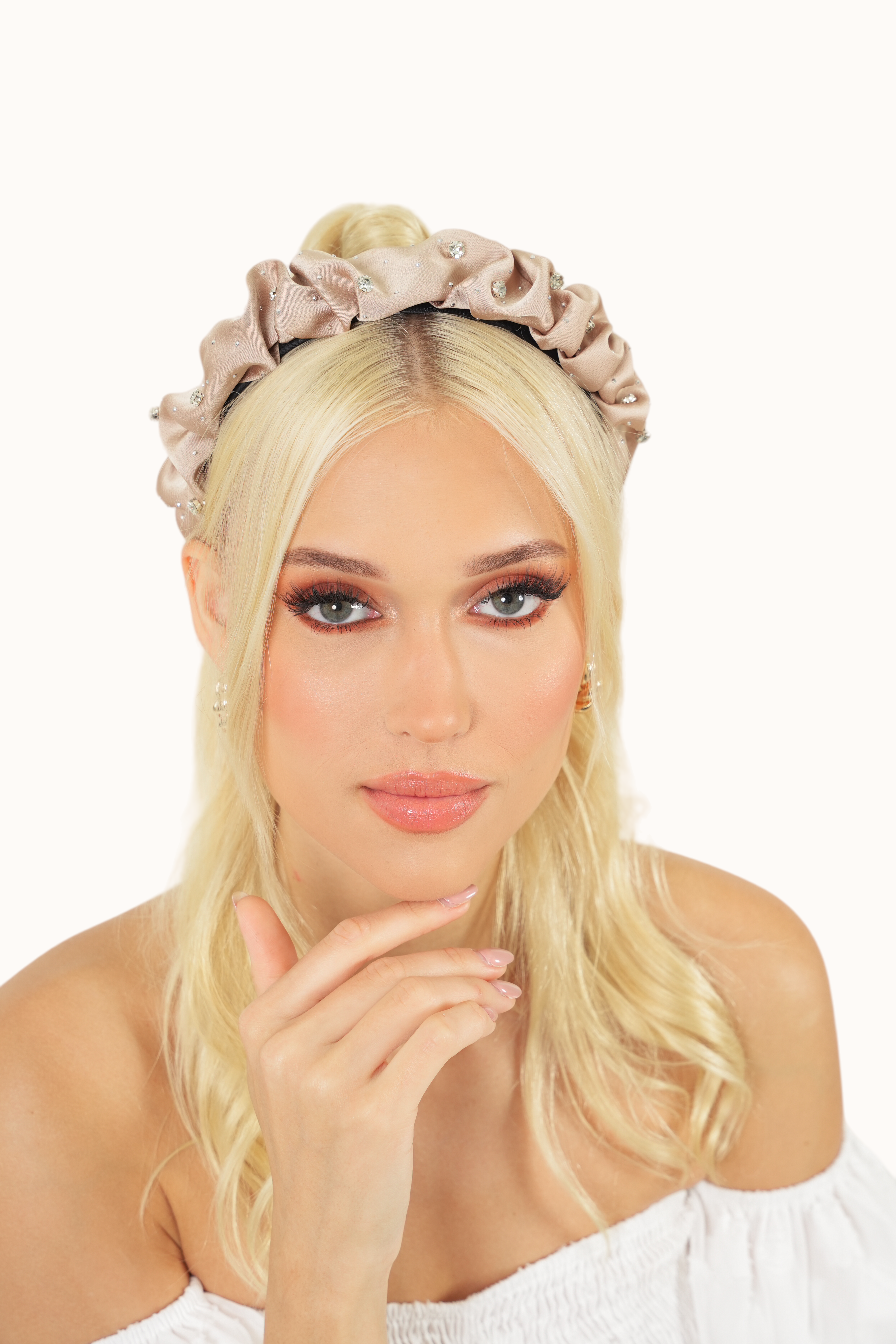 Harper Headband - Beige