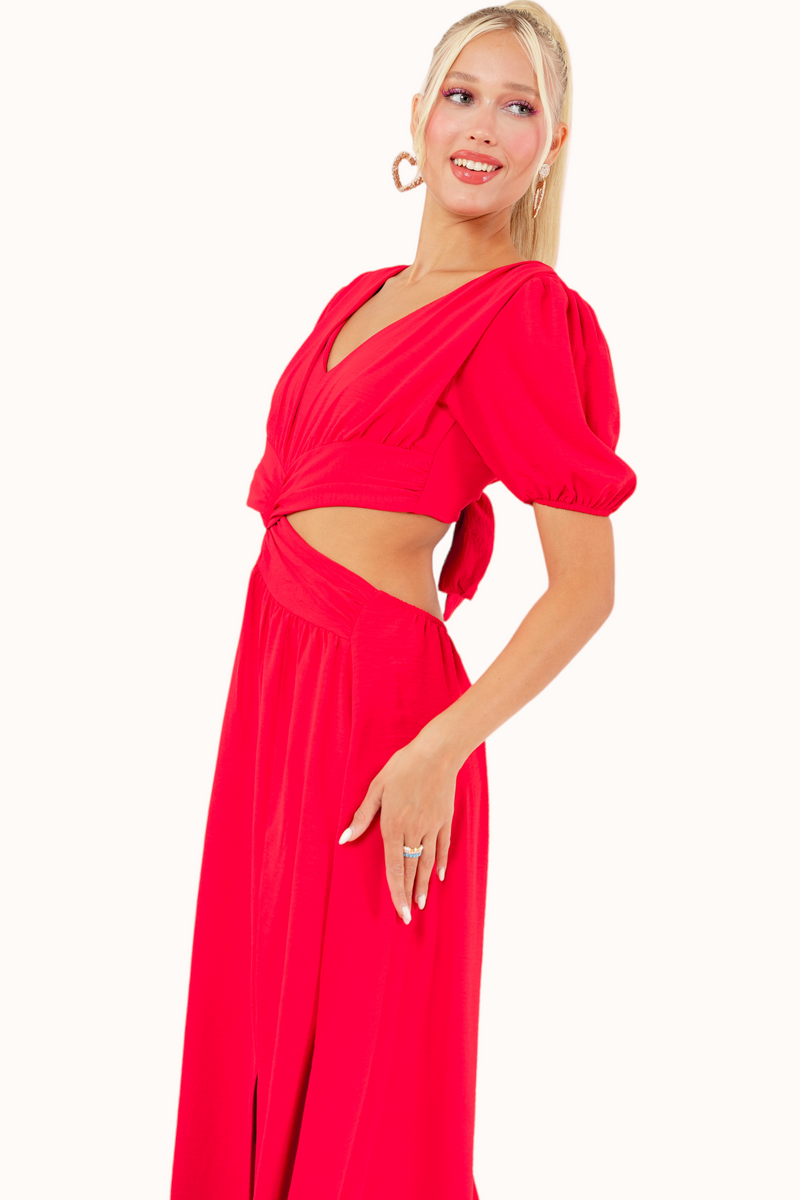 Olly Dress - Red