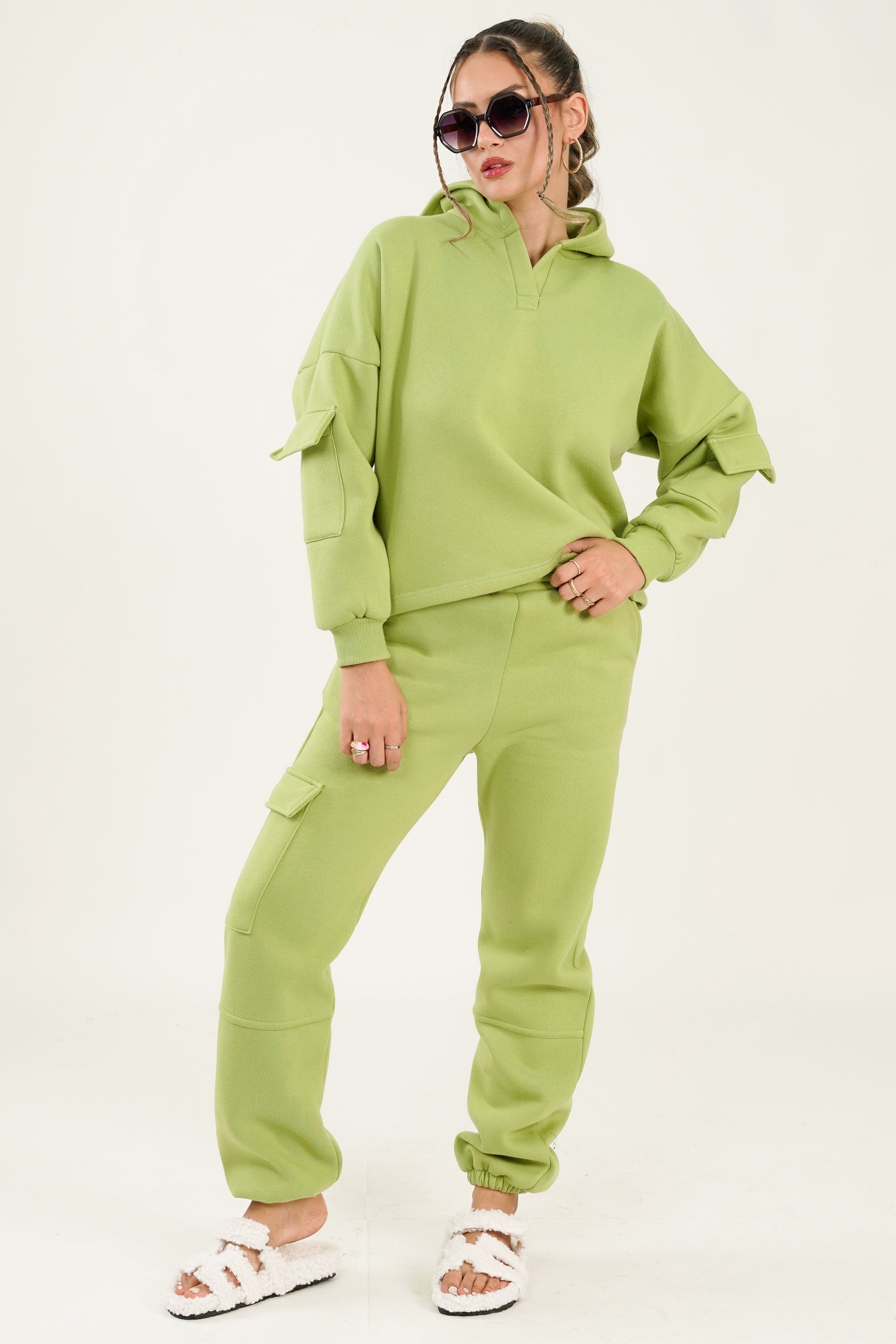 Gracia Hoodie - Lime