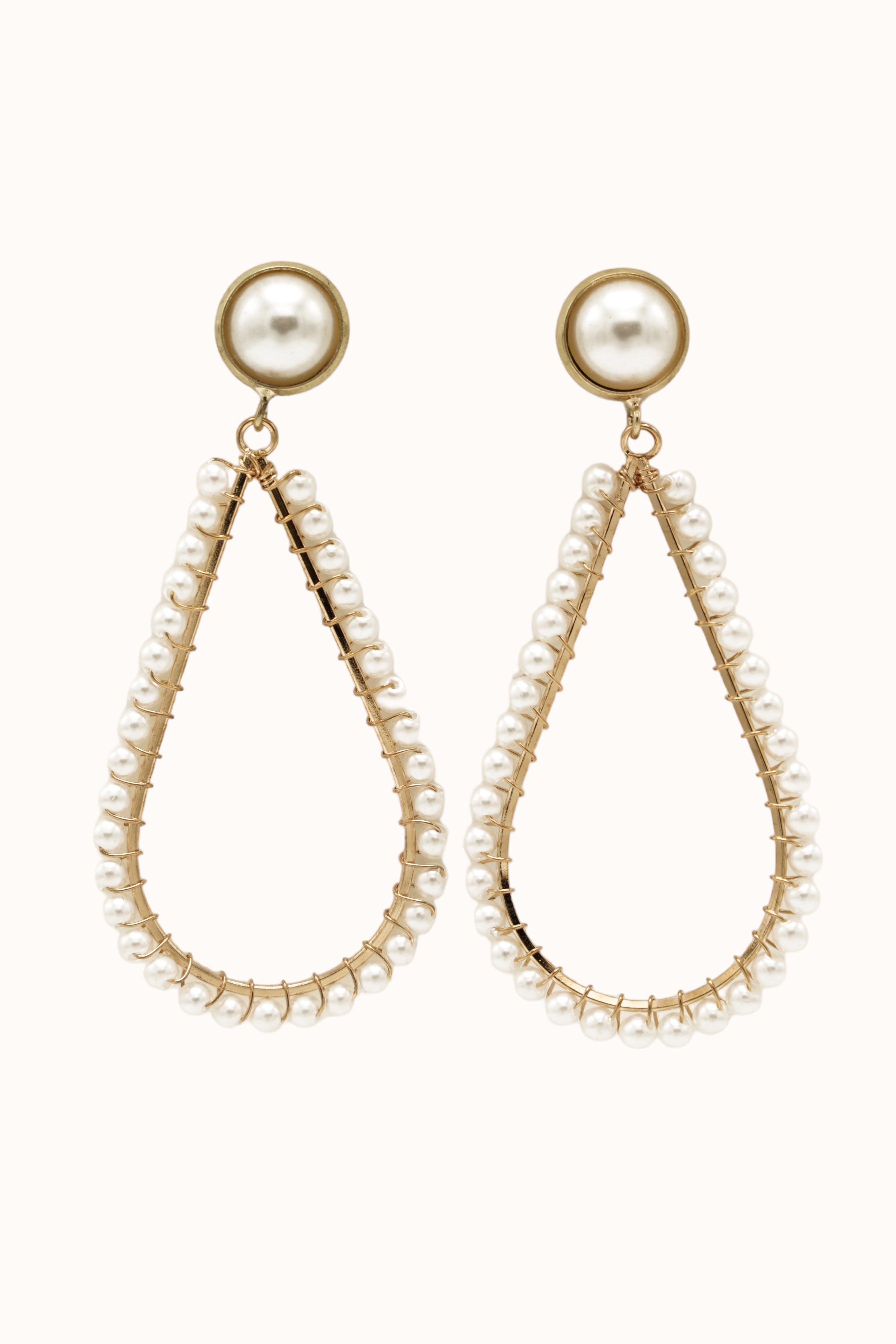 Blair Earrings - White