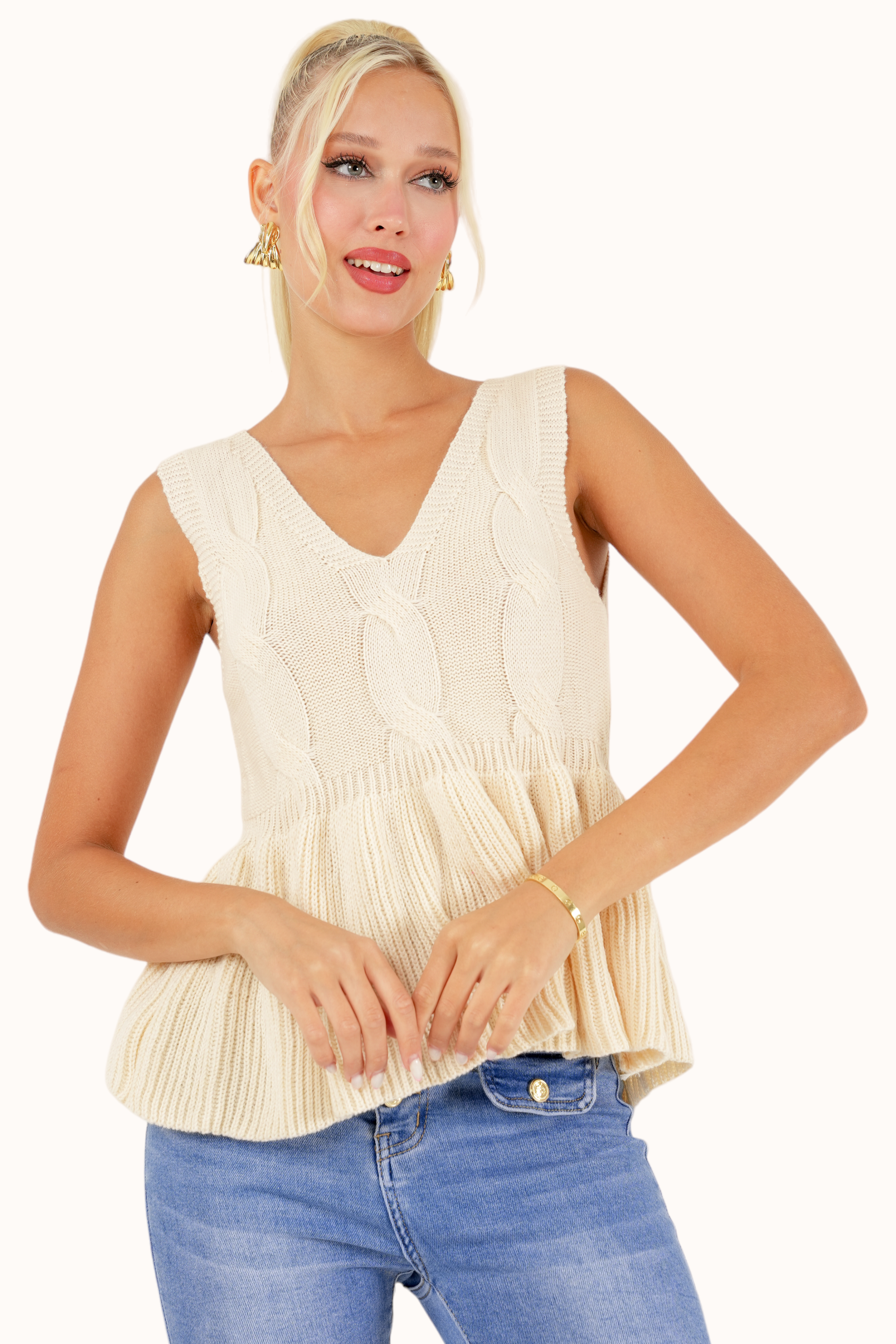 Nancy Top - Off White