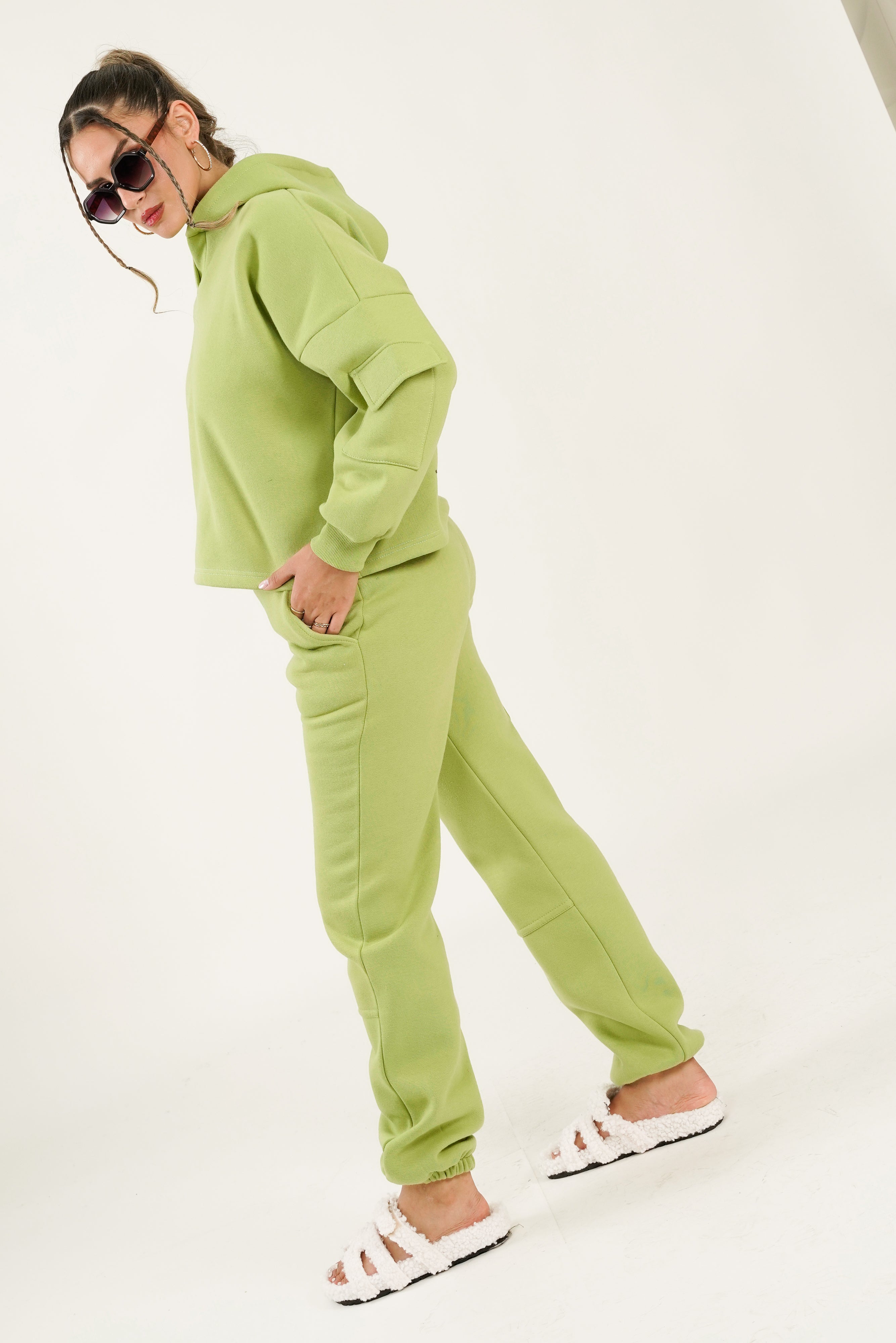 Gracia Hoodie - Lime