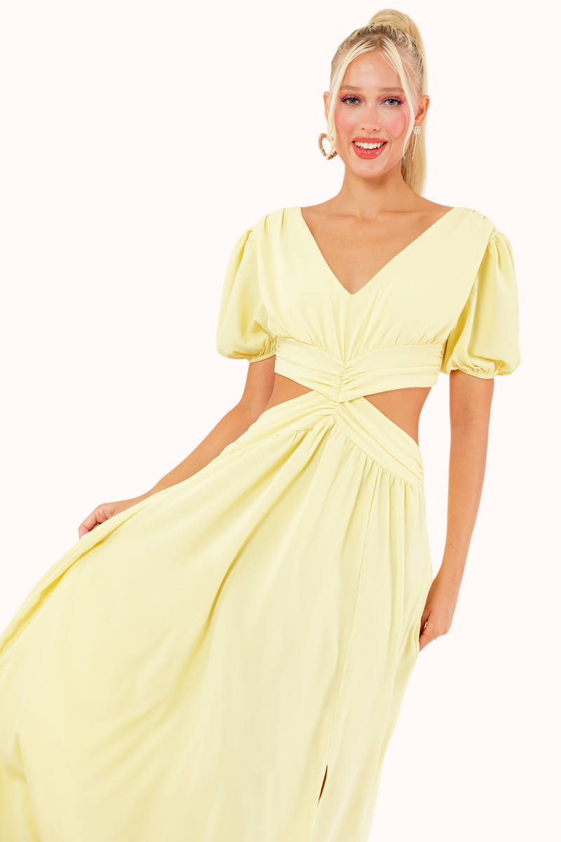 Olly Dress - Yellow