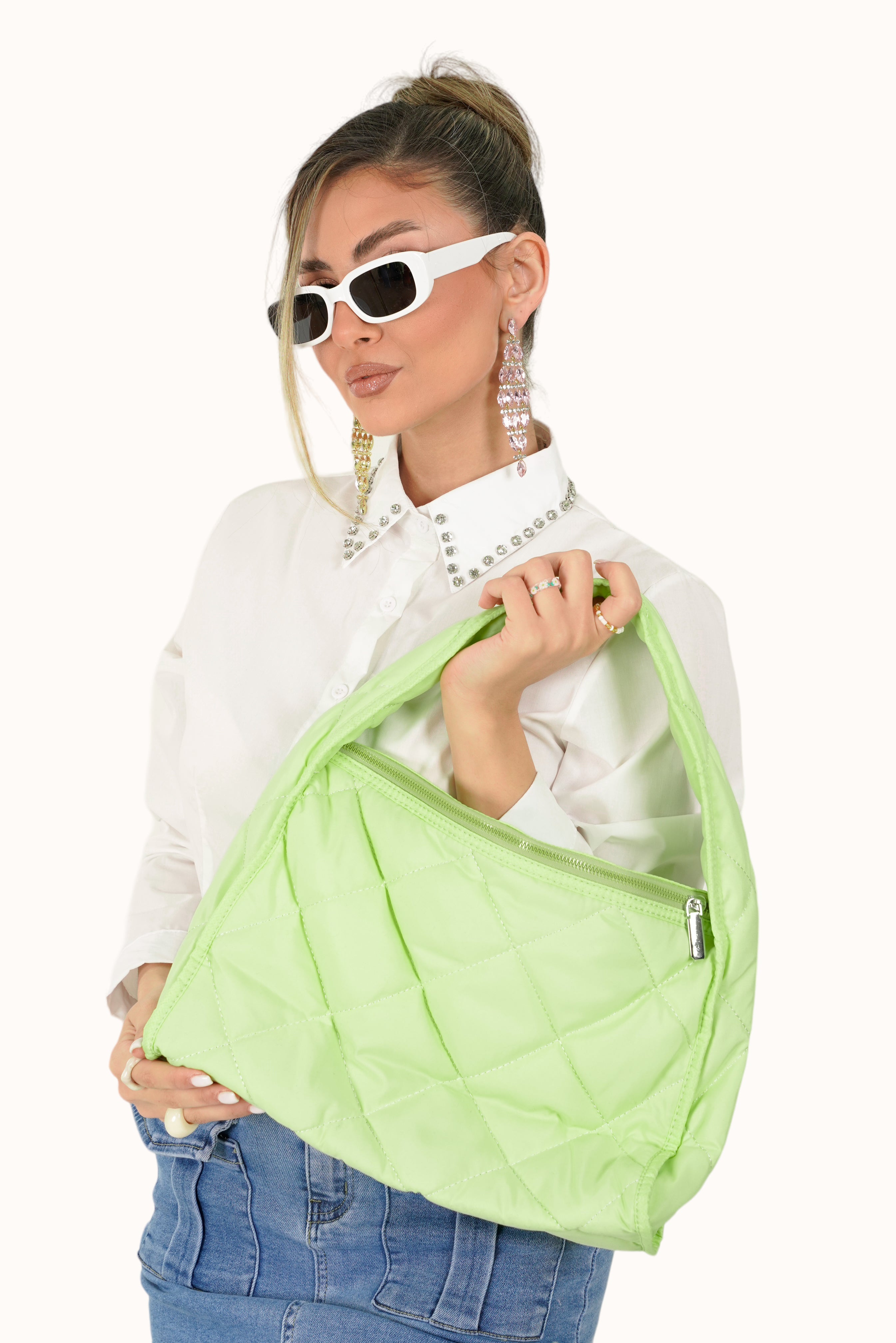 Zoe Bag - Lime Green