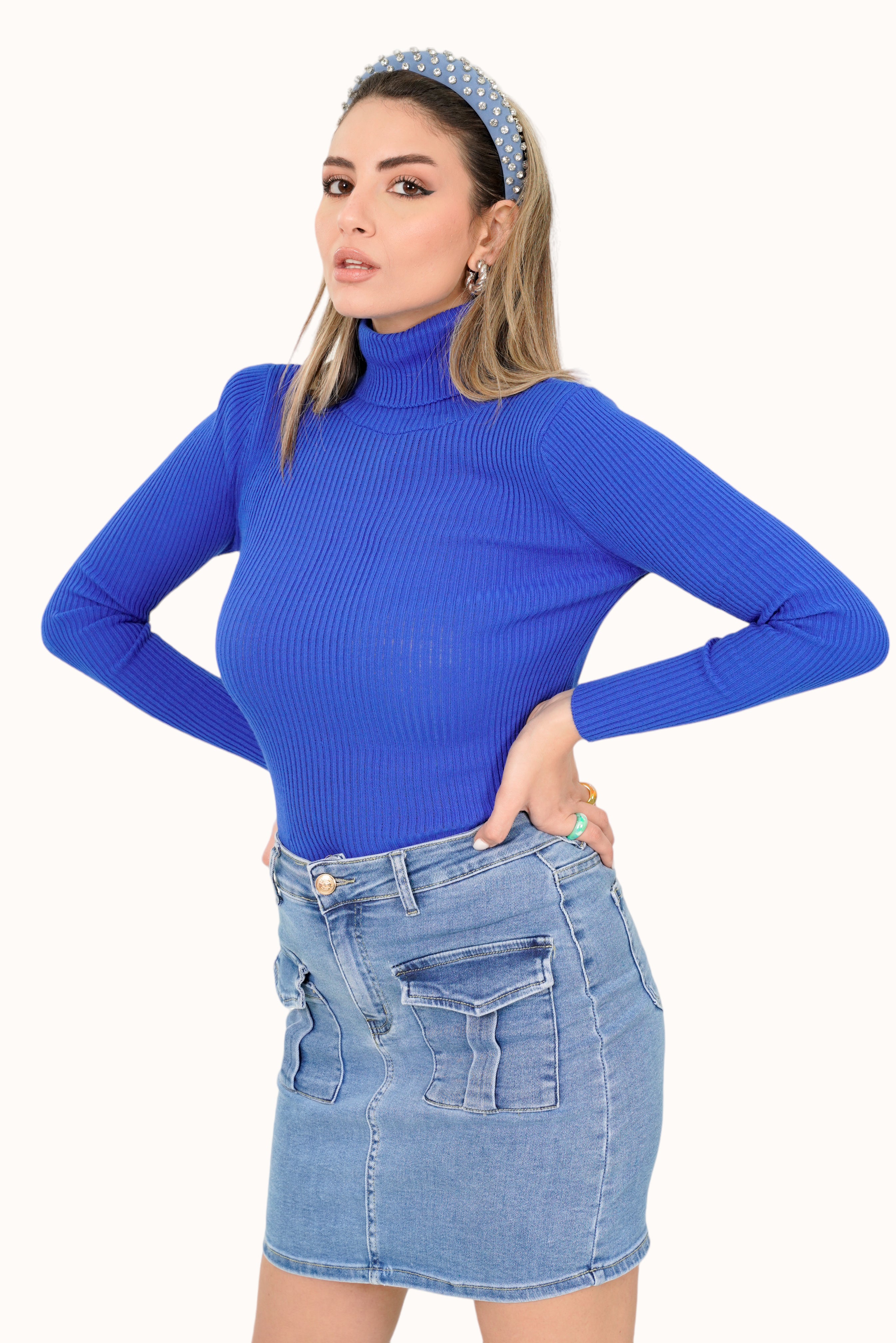 Emma Sweater - Dark Blue