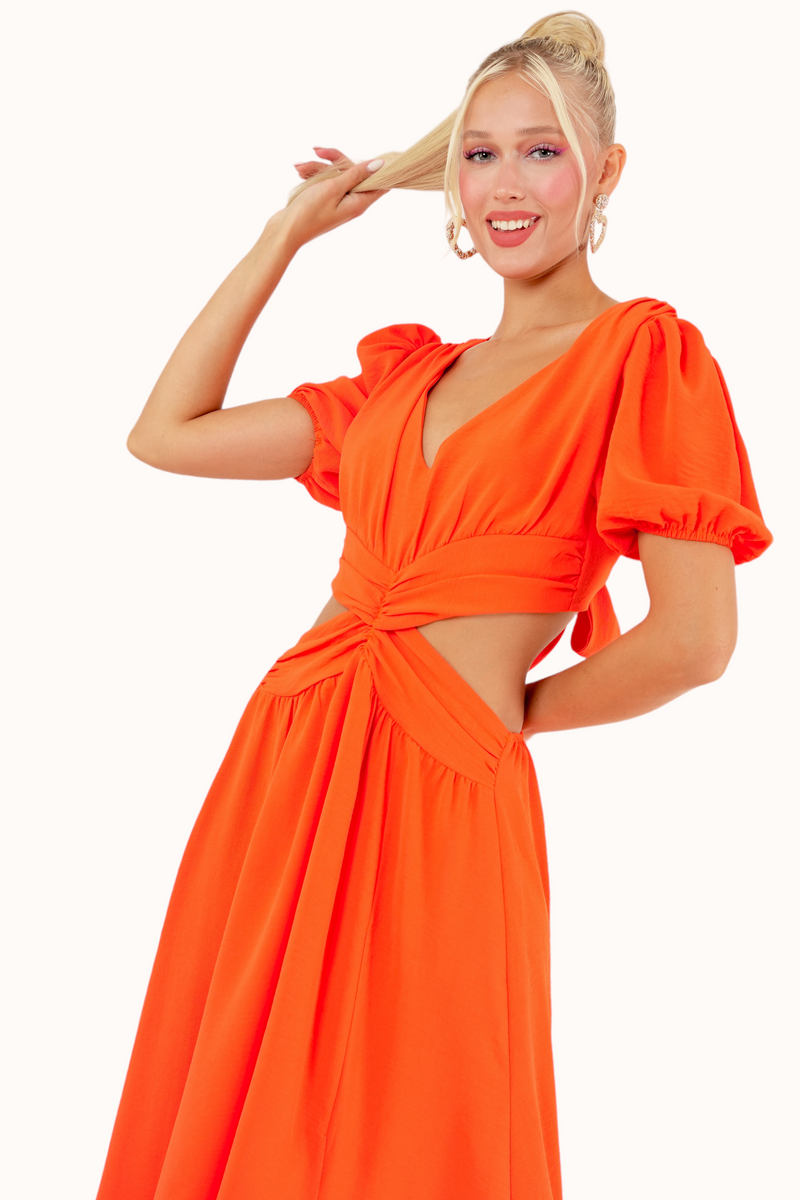 Olly Dress - Orange