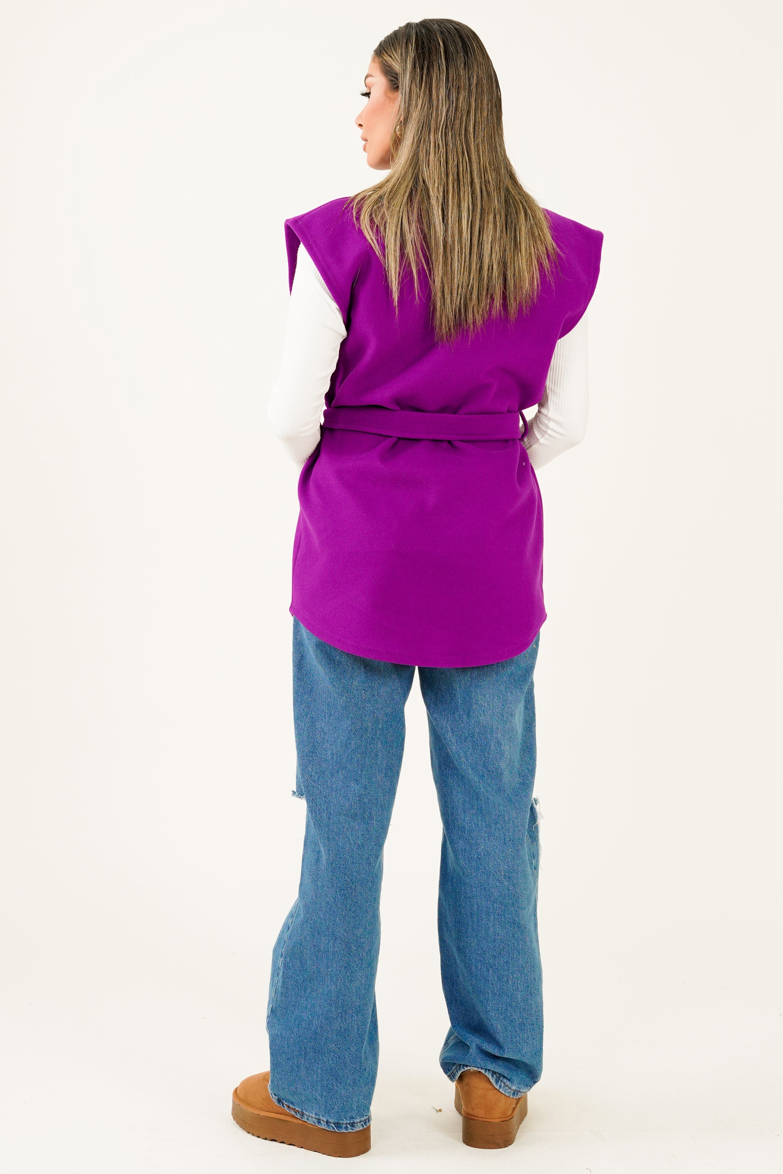 Nyra Gilet - Purple