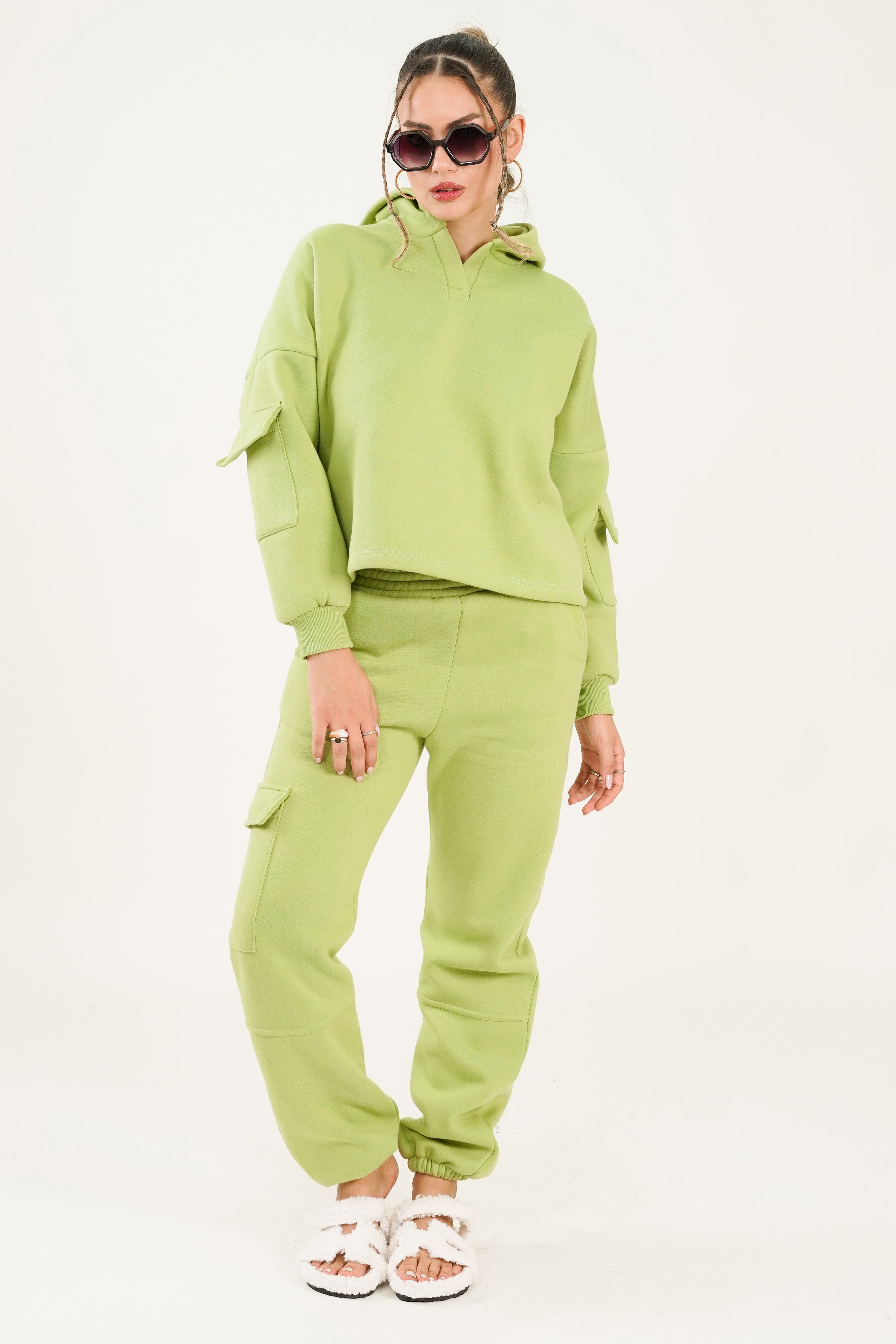 Gracia Hoodie - Lime