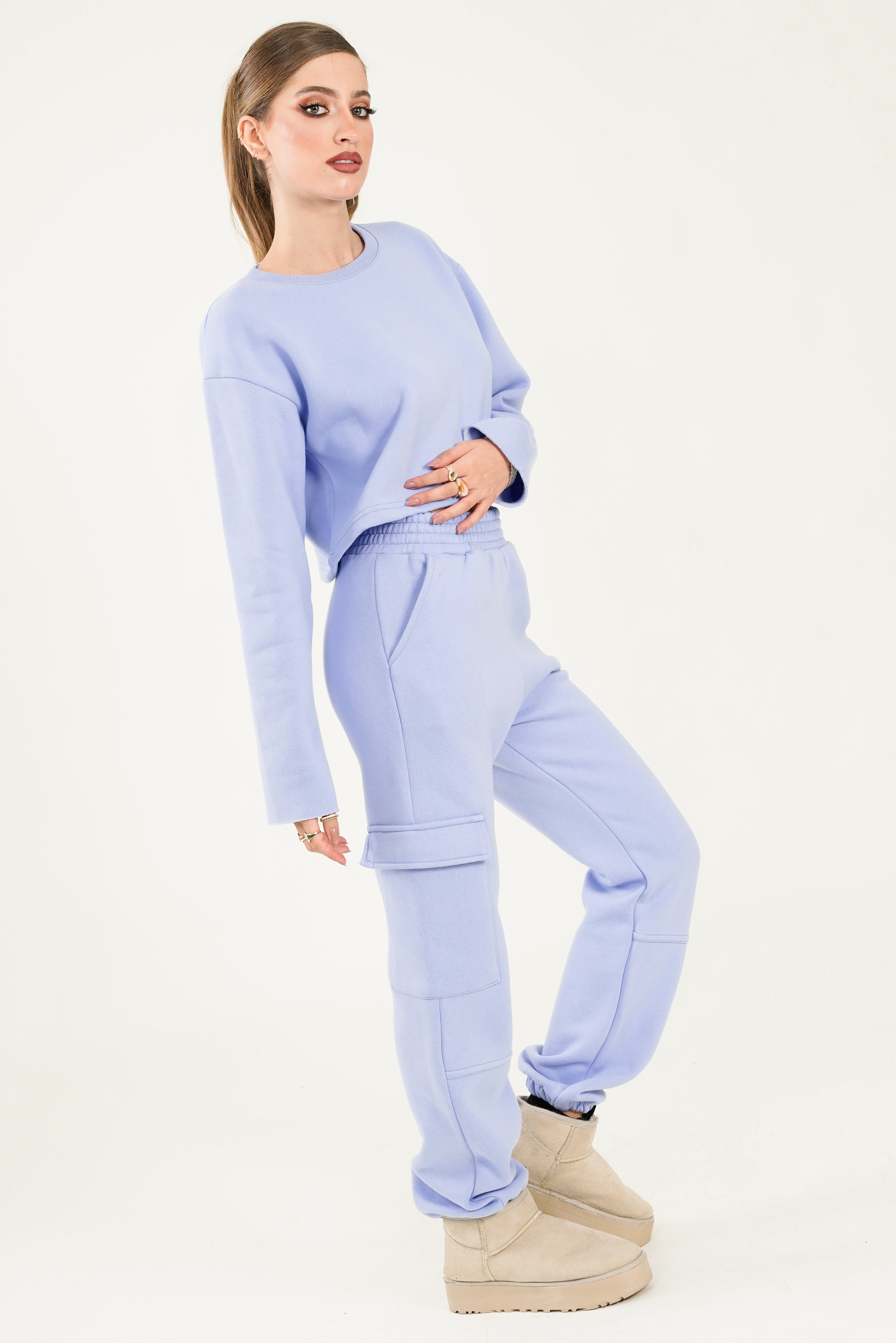 Diletta Trouser - Light Blue