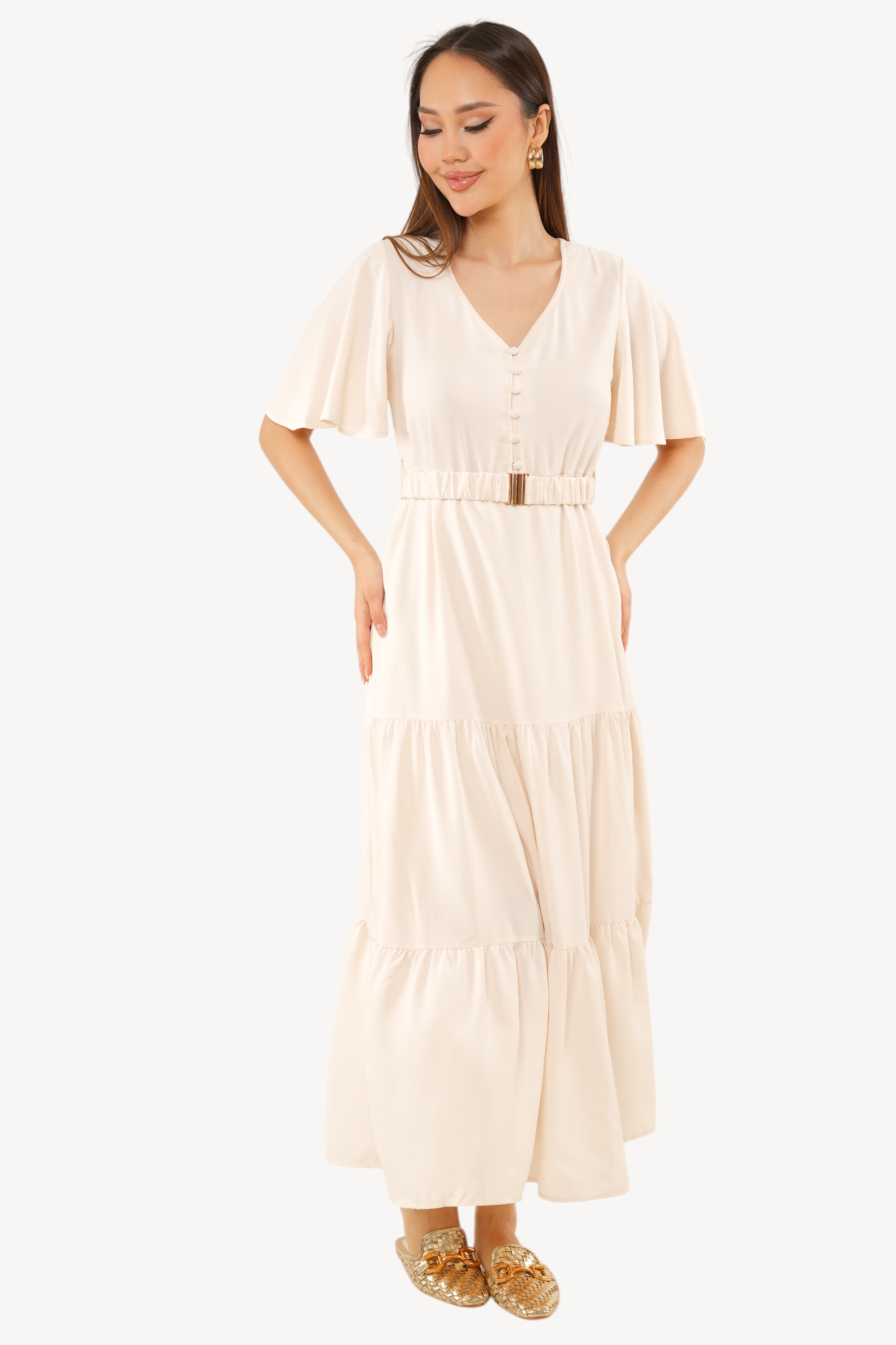 Eugenie Dress - Creme