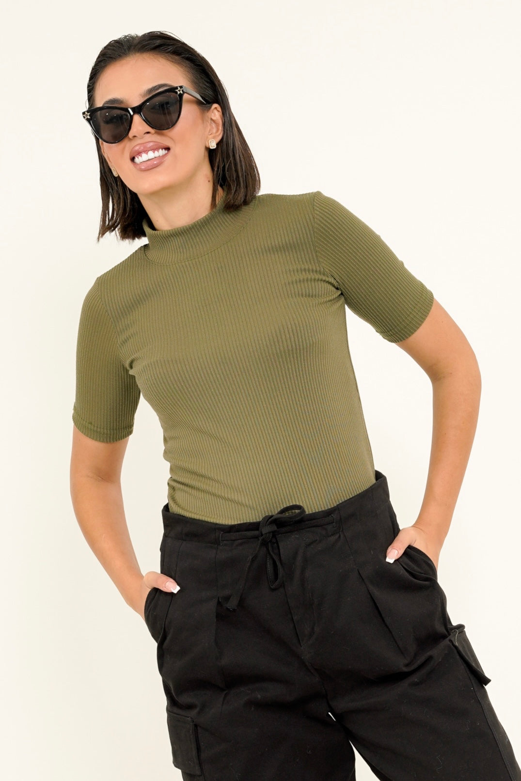 Milana Top - Army Green