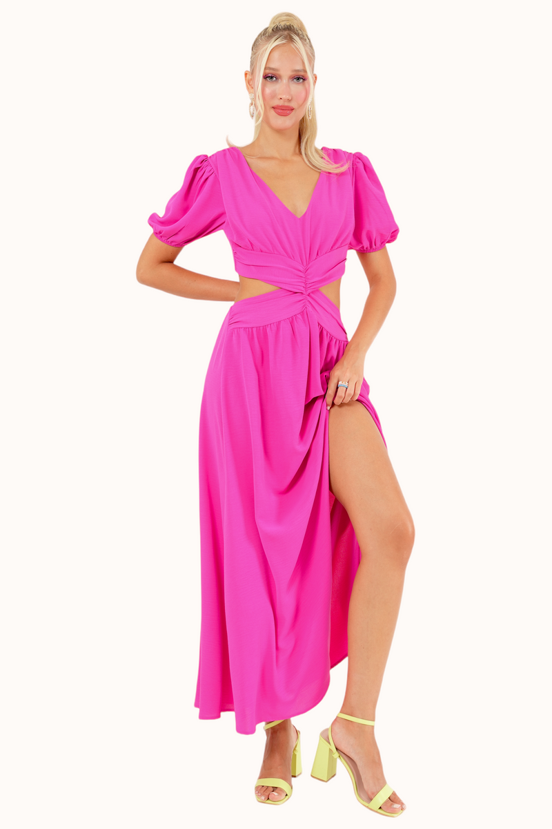 Olly Dress - Fuchsia