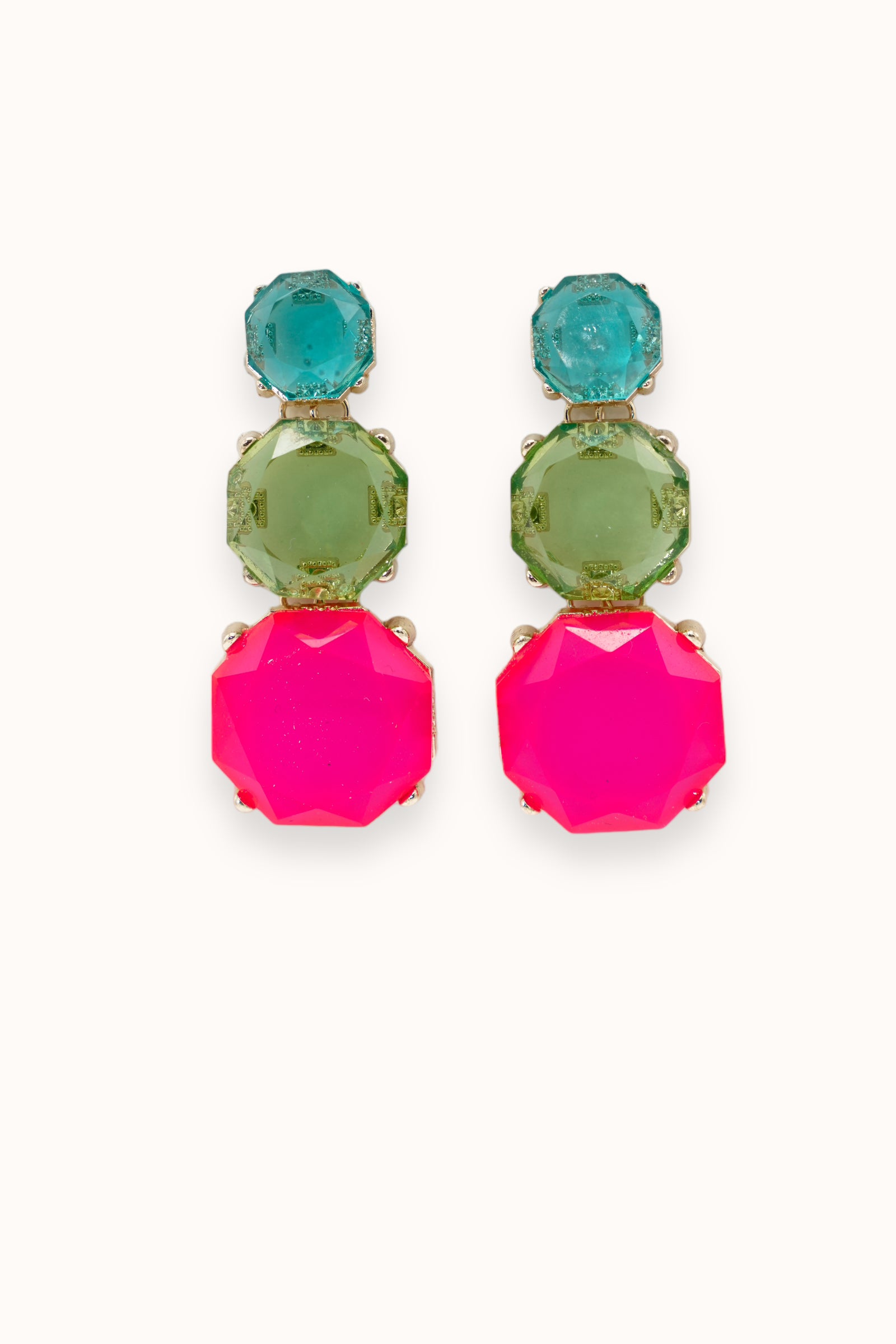 Heidy Earrings - Fuchsia