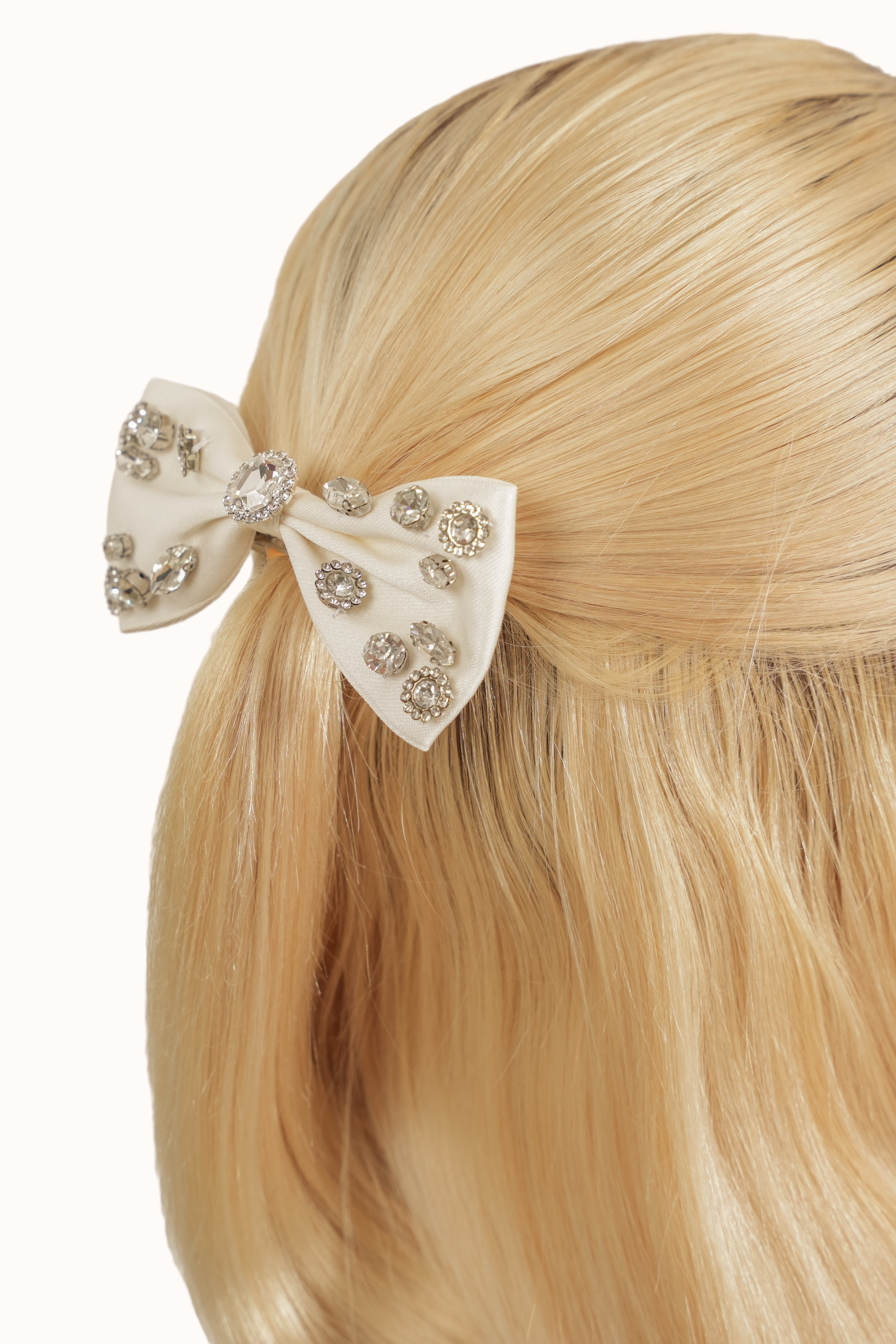 Luna Hair Clip - White