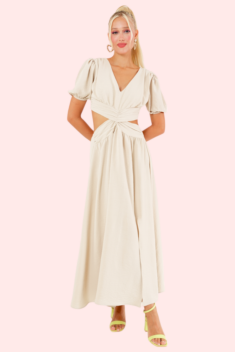 Olly Dress - Beige