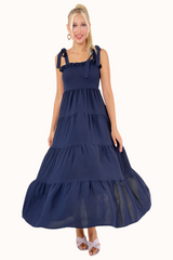 Lora Dress - Navy Blue